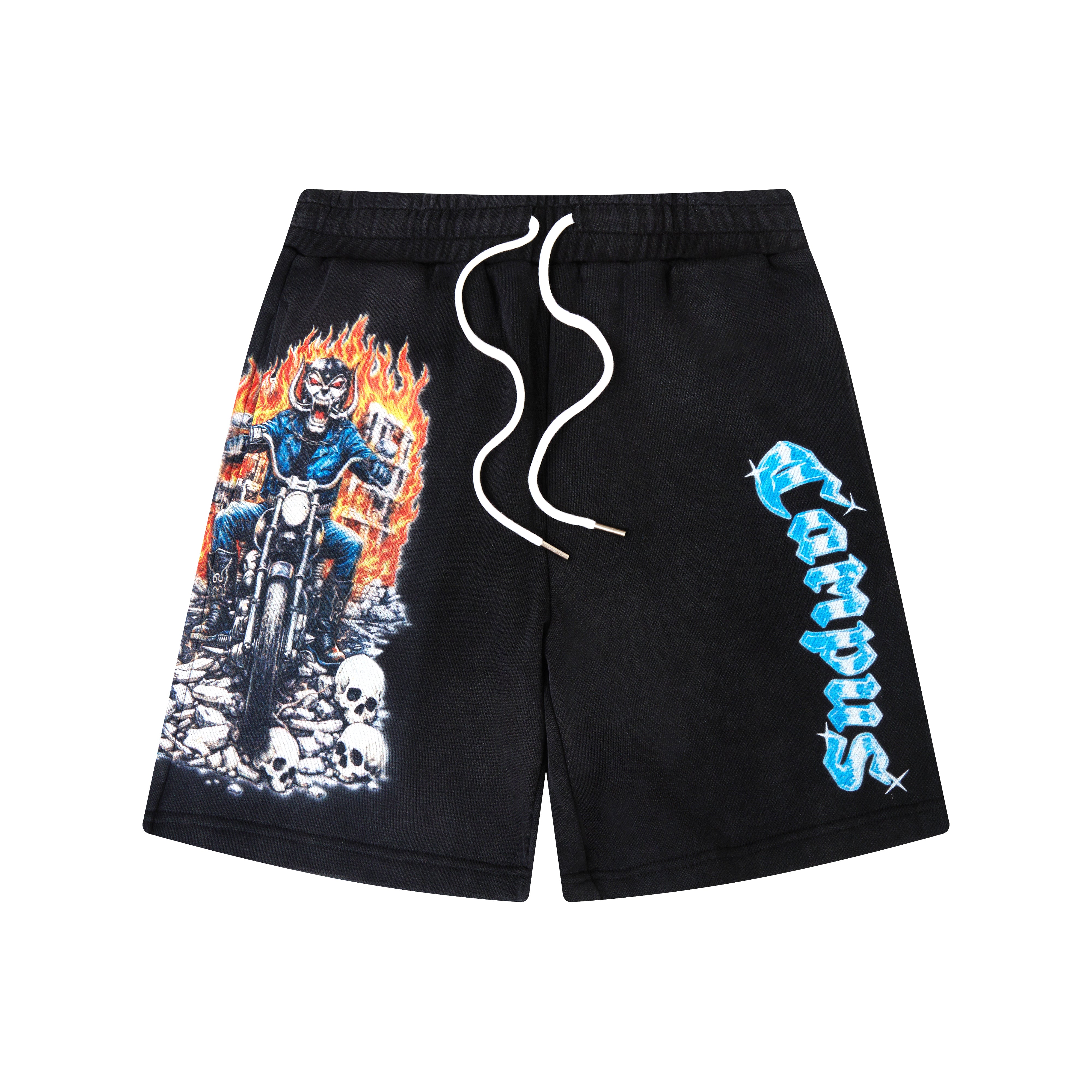 Chopper Terry Shorts - Black