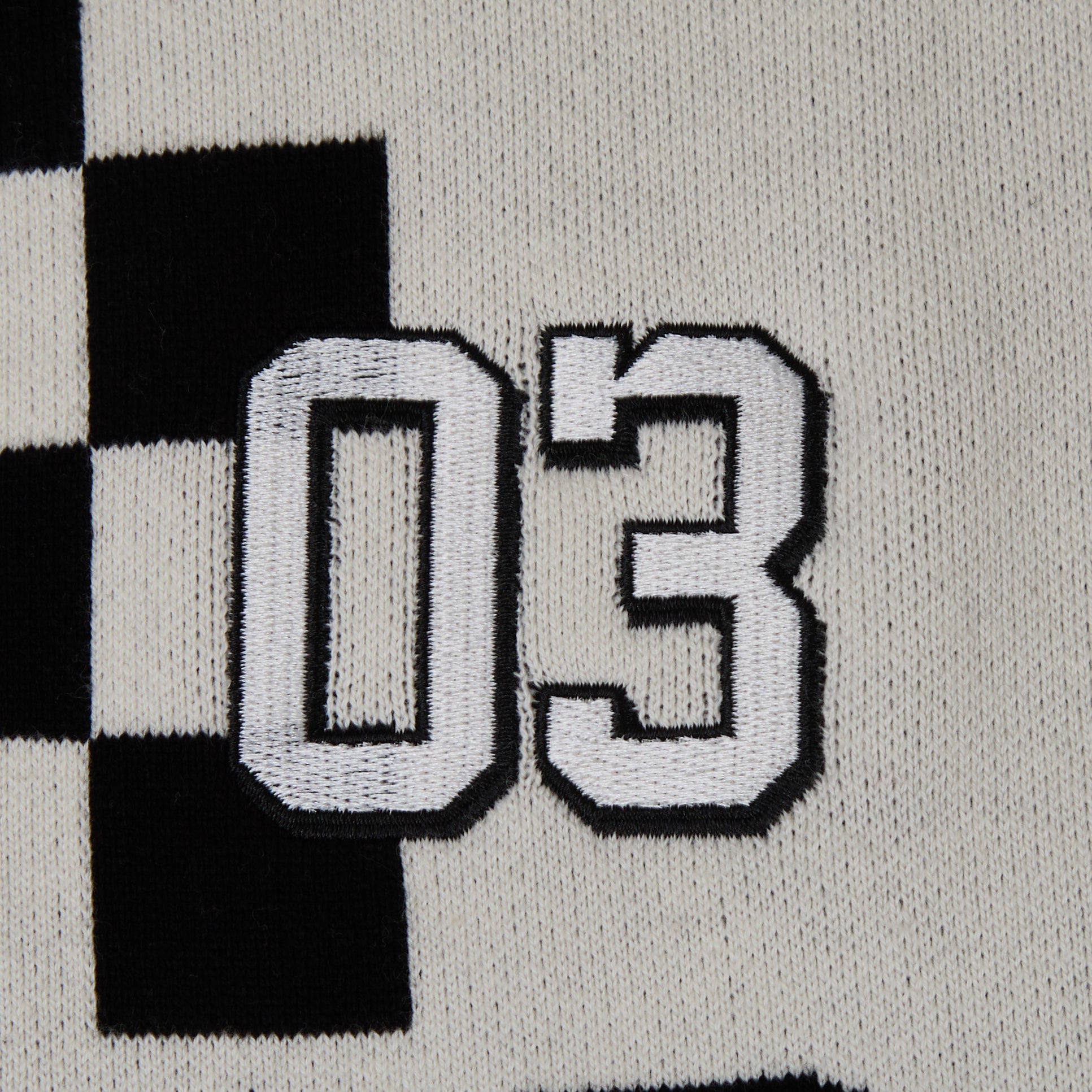 Checkered Jacquard Shirt - Cream
