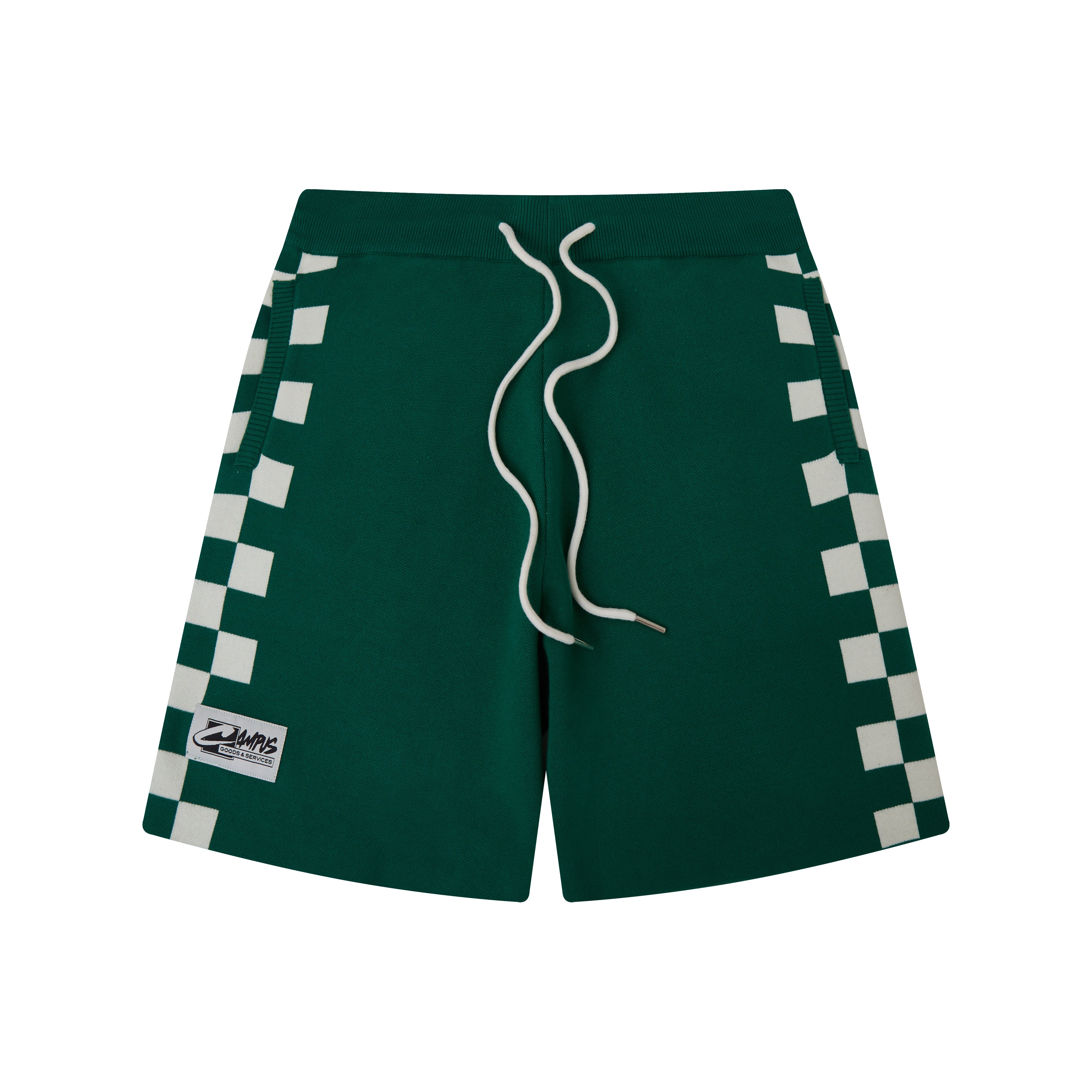 Checkered Jacquard Short - Green