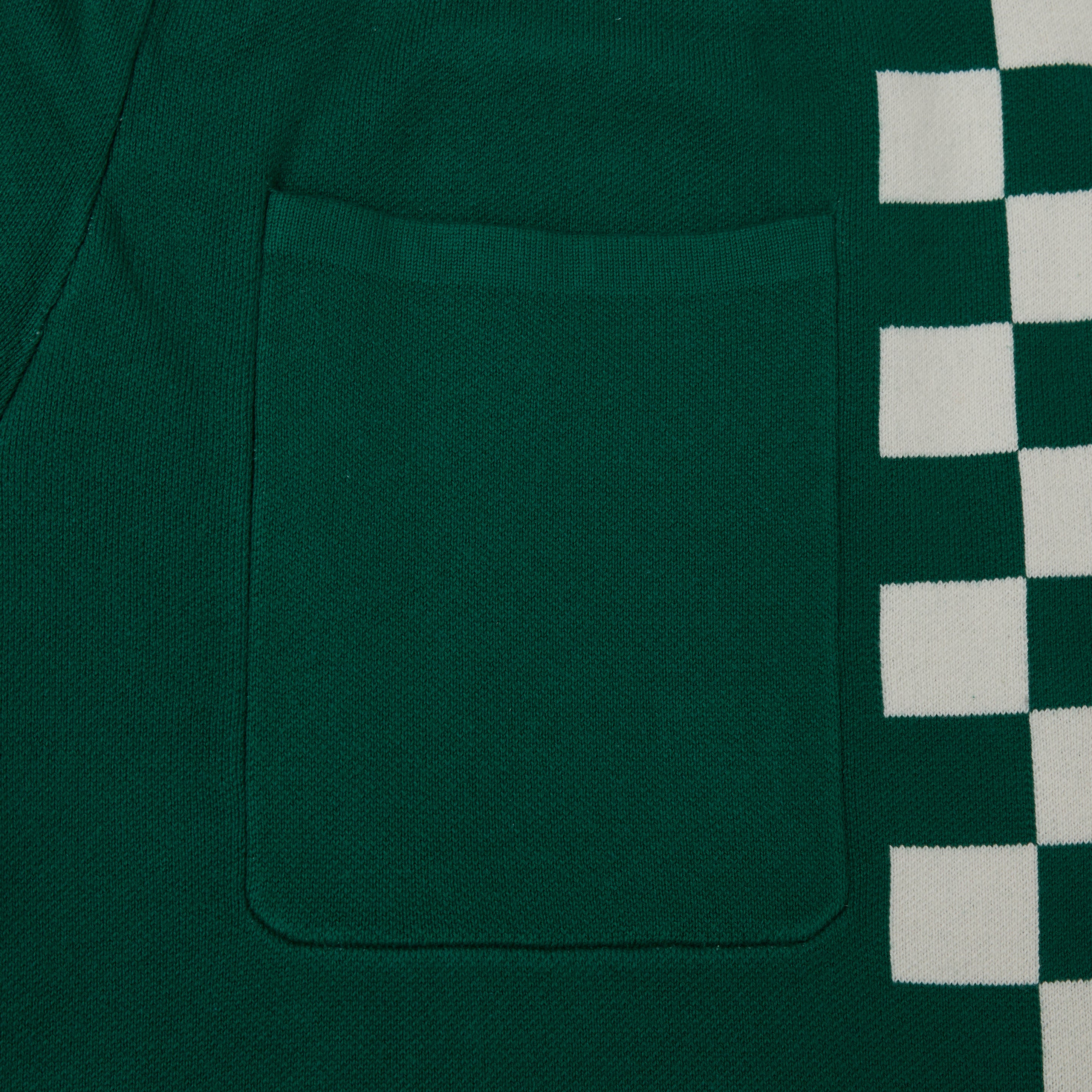 Checkered Jacquard Short - Green