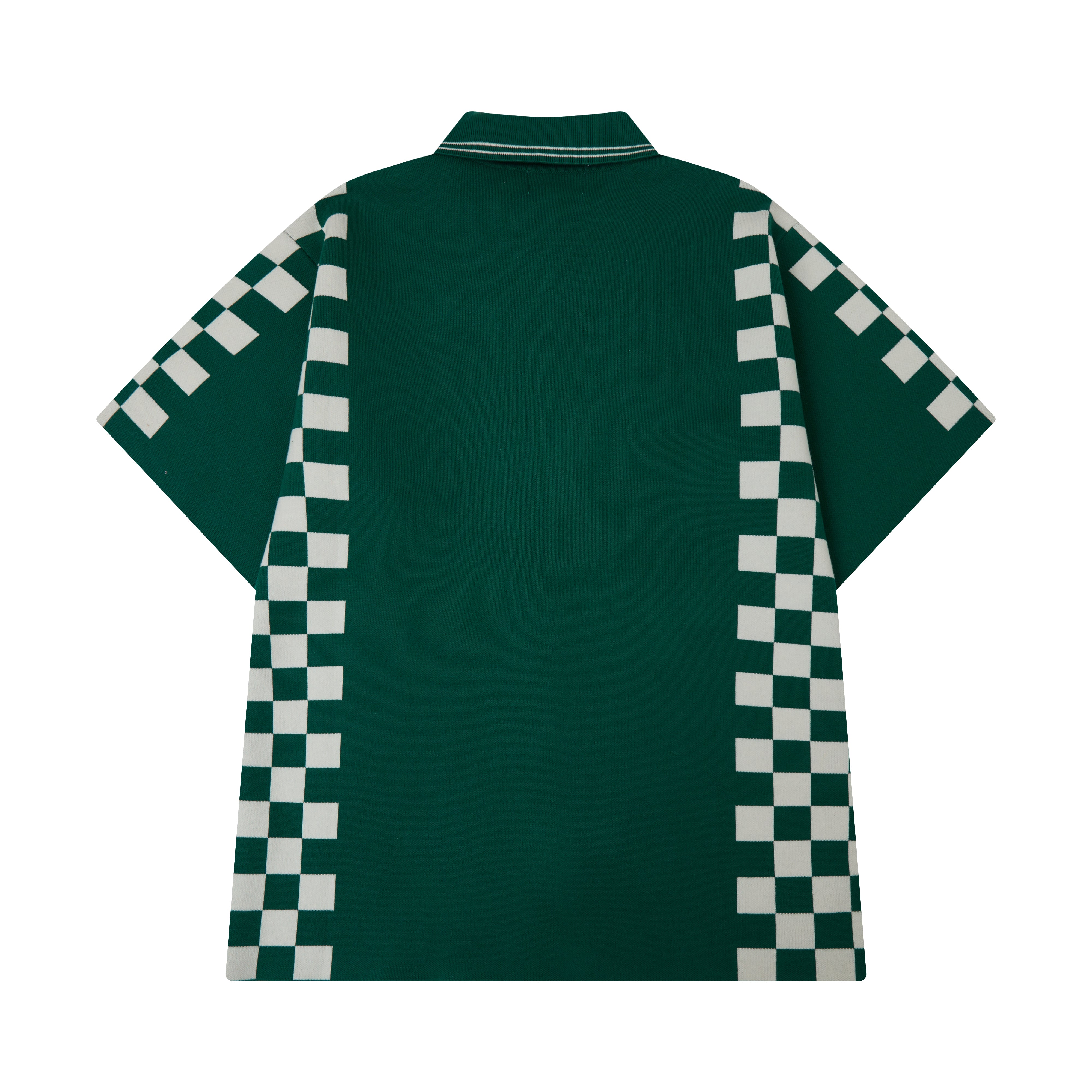 Checkered Jacquard Shirt - Green