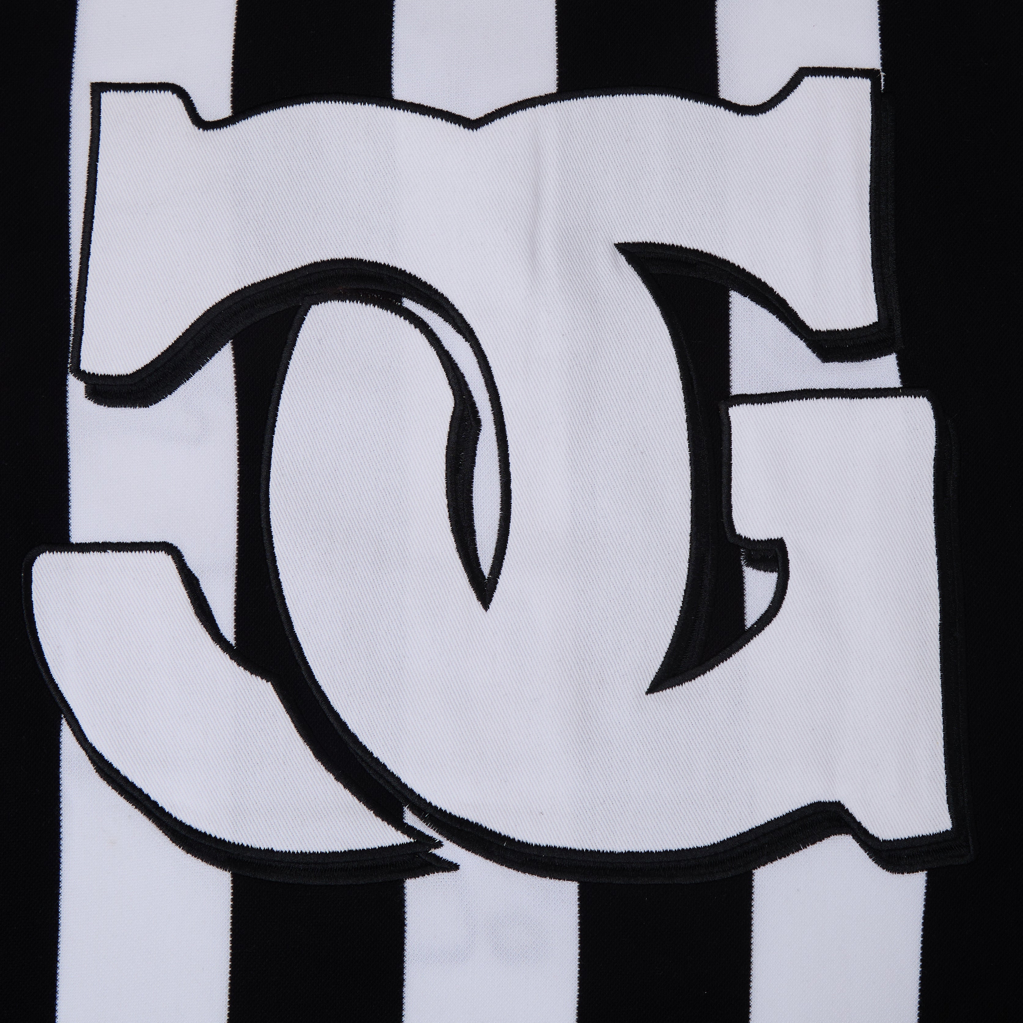Striped SS Polo - Black