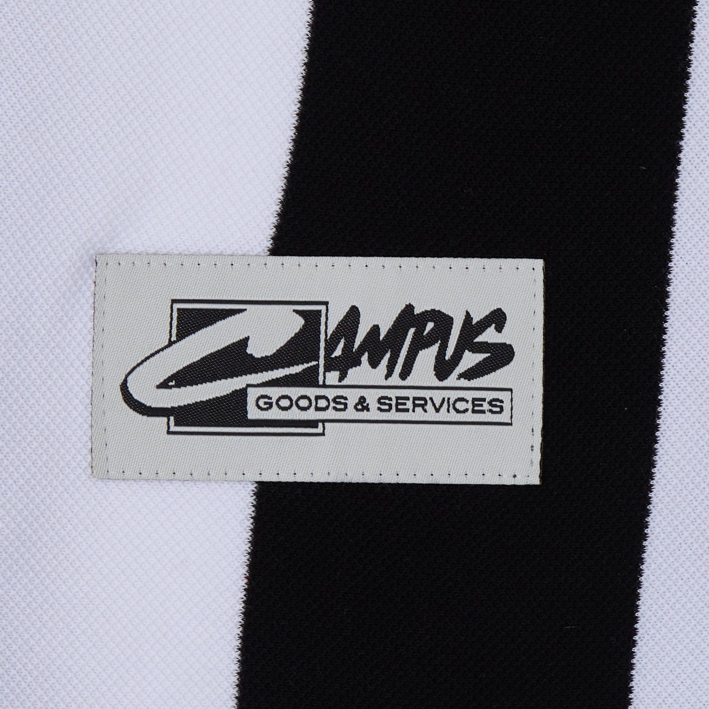 Striped SS Polo - Black