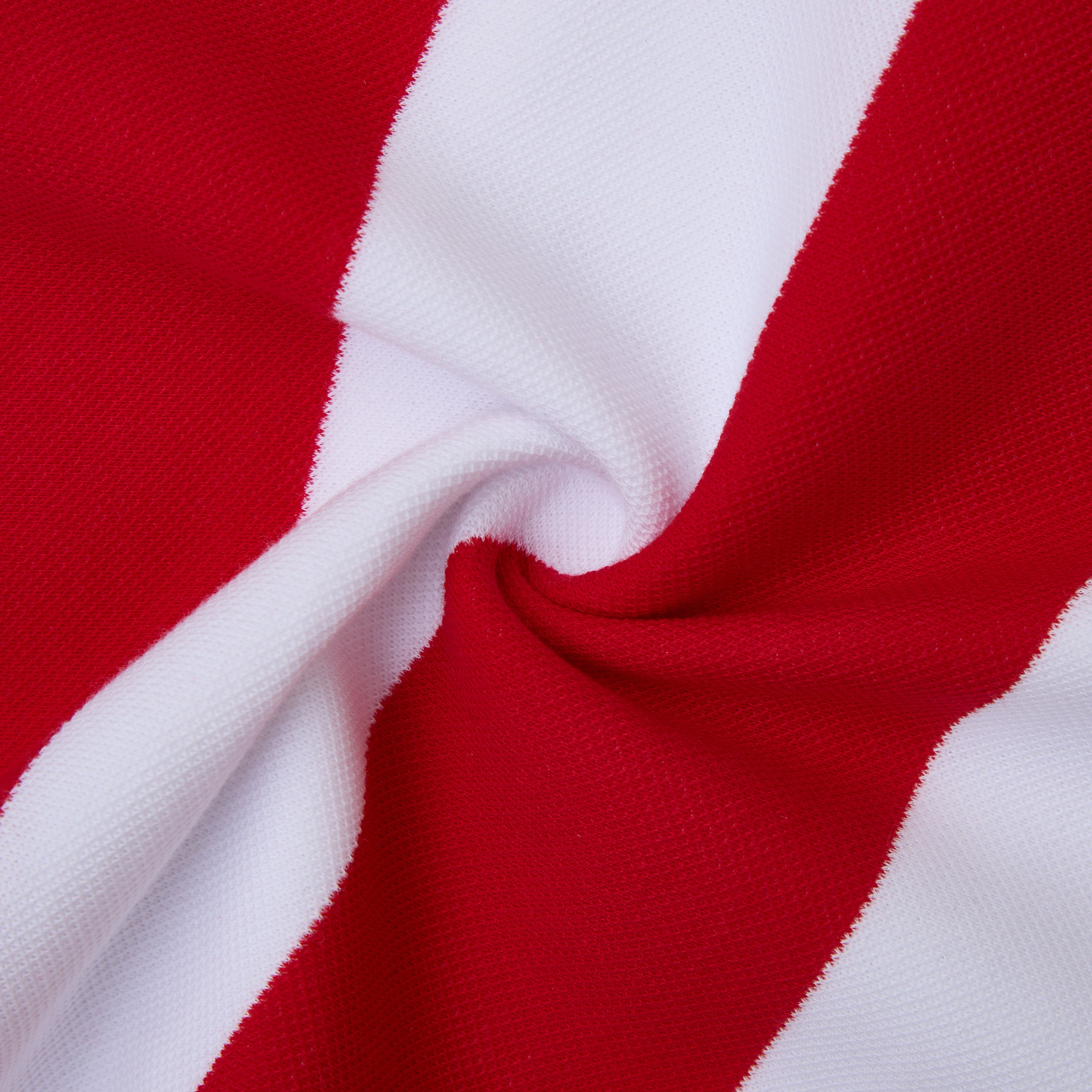 Striped SS Polo - Red