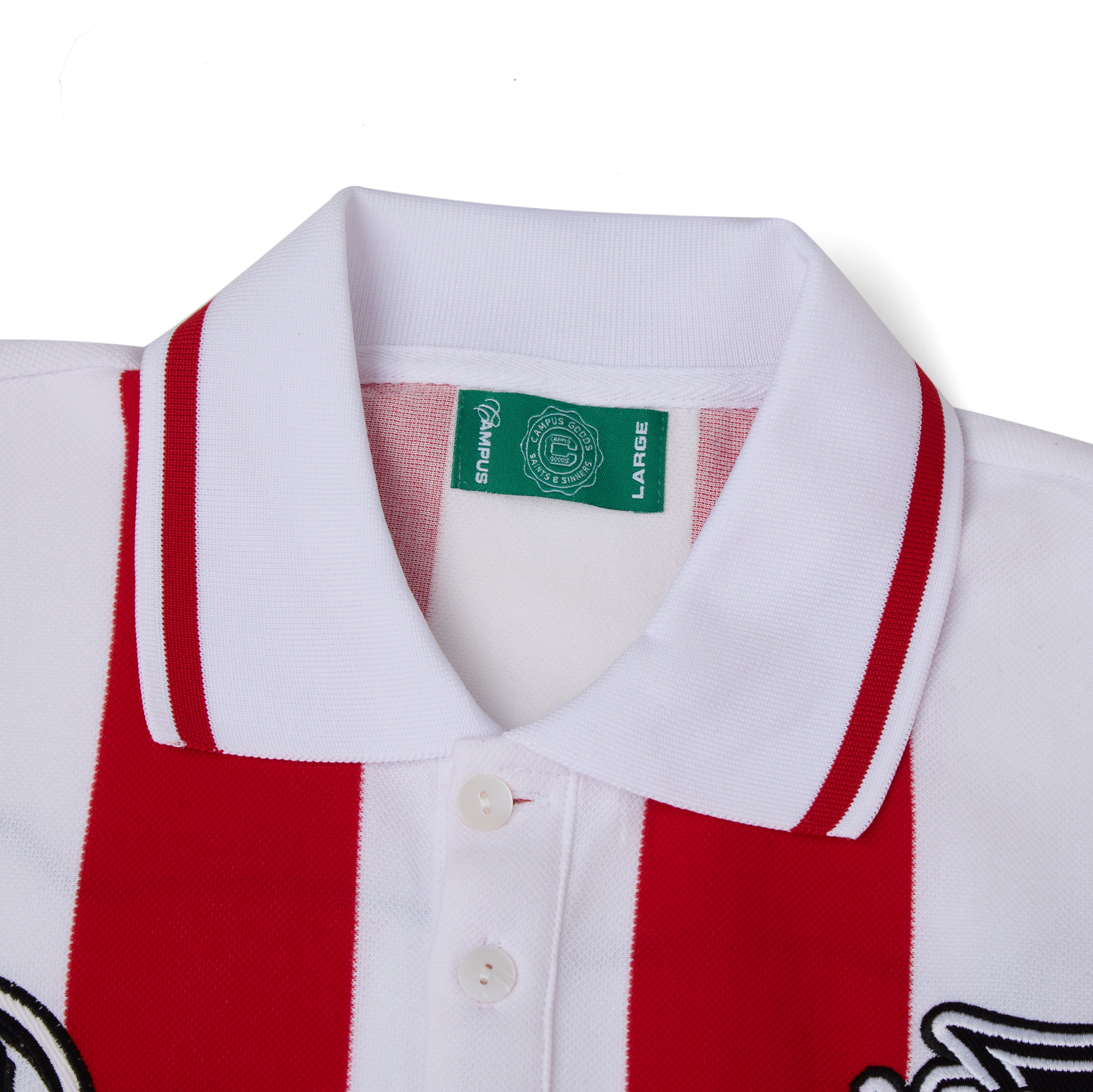 Striped SS Polo - Red