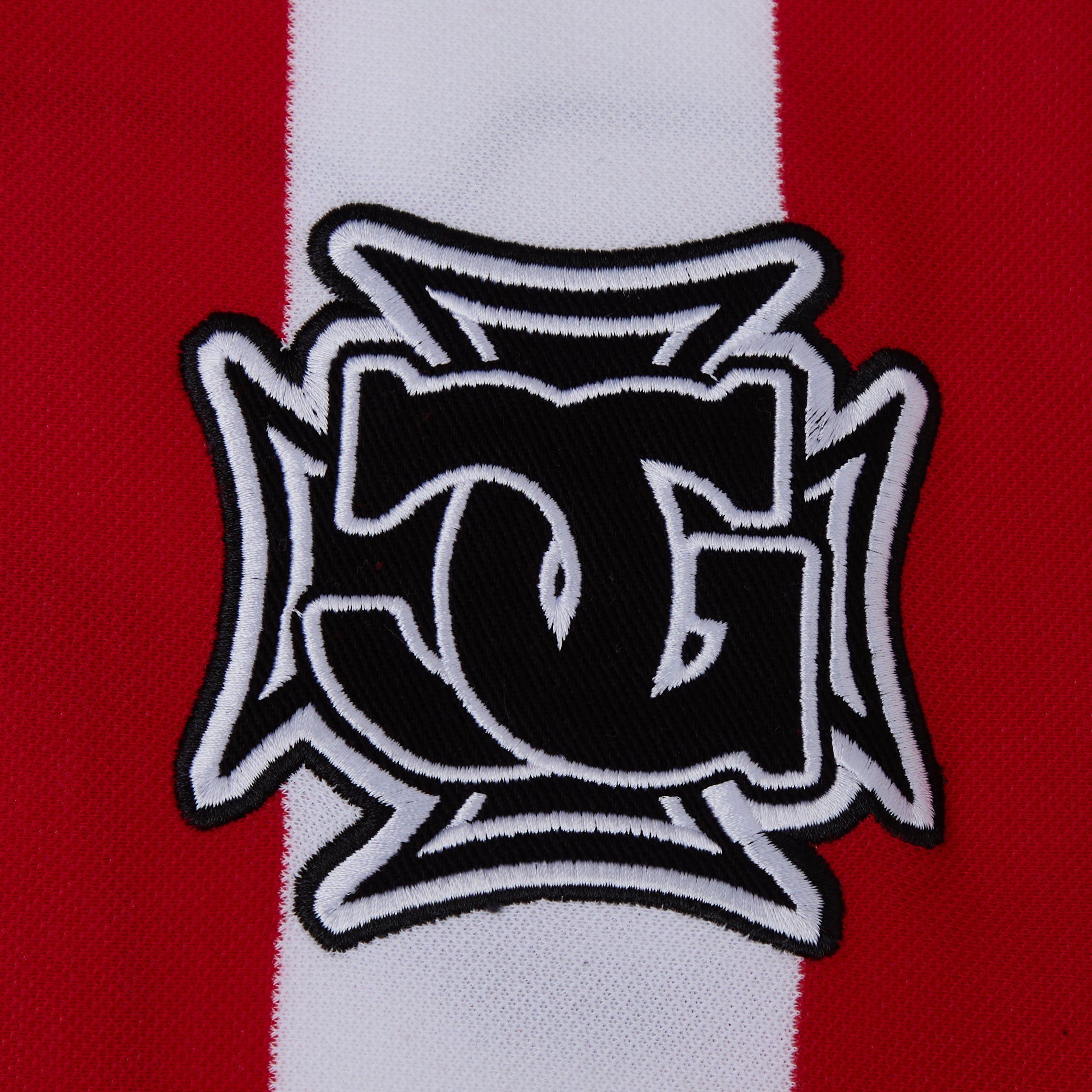 Striped SS Polo - Red