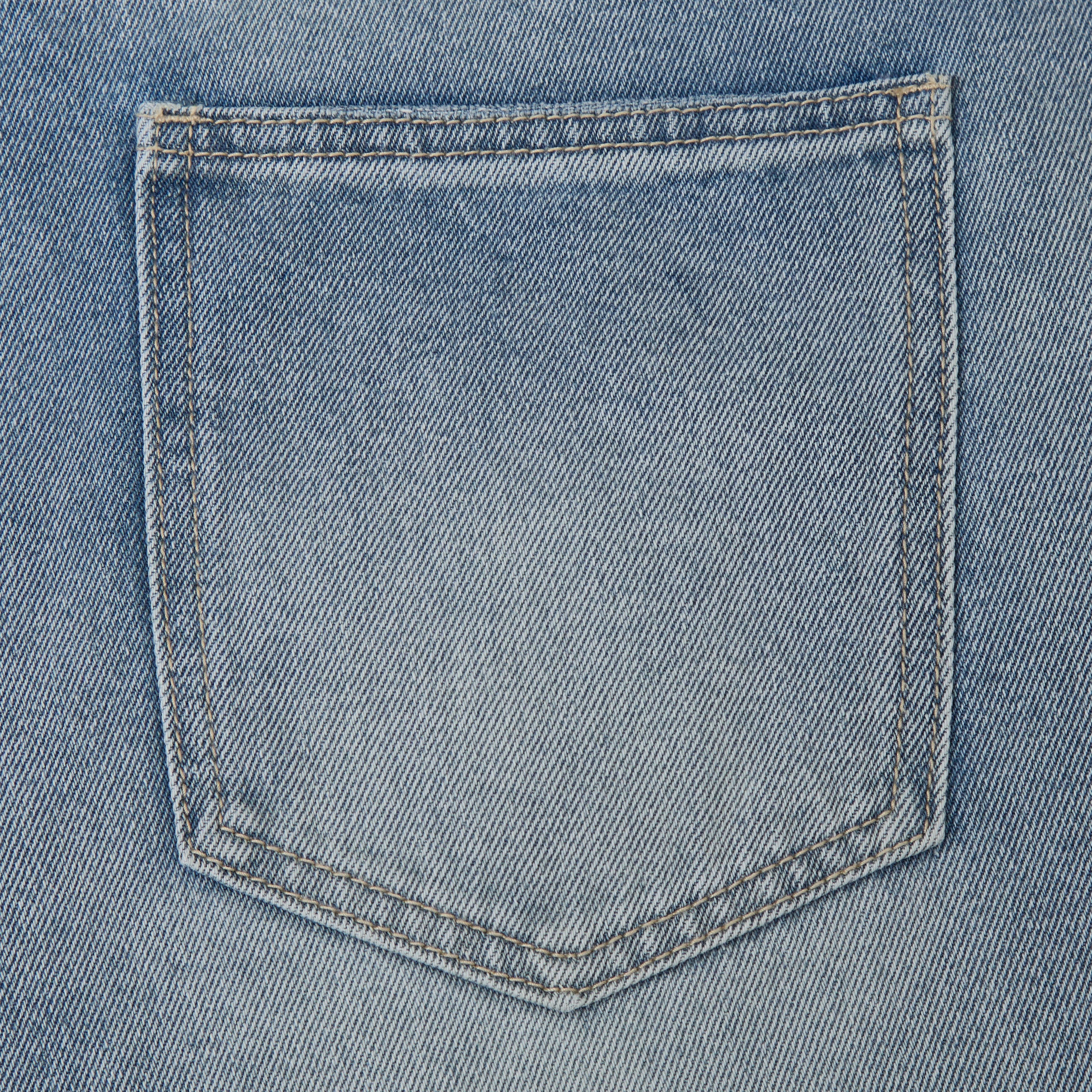 Applique Denim Short - Blue
