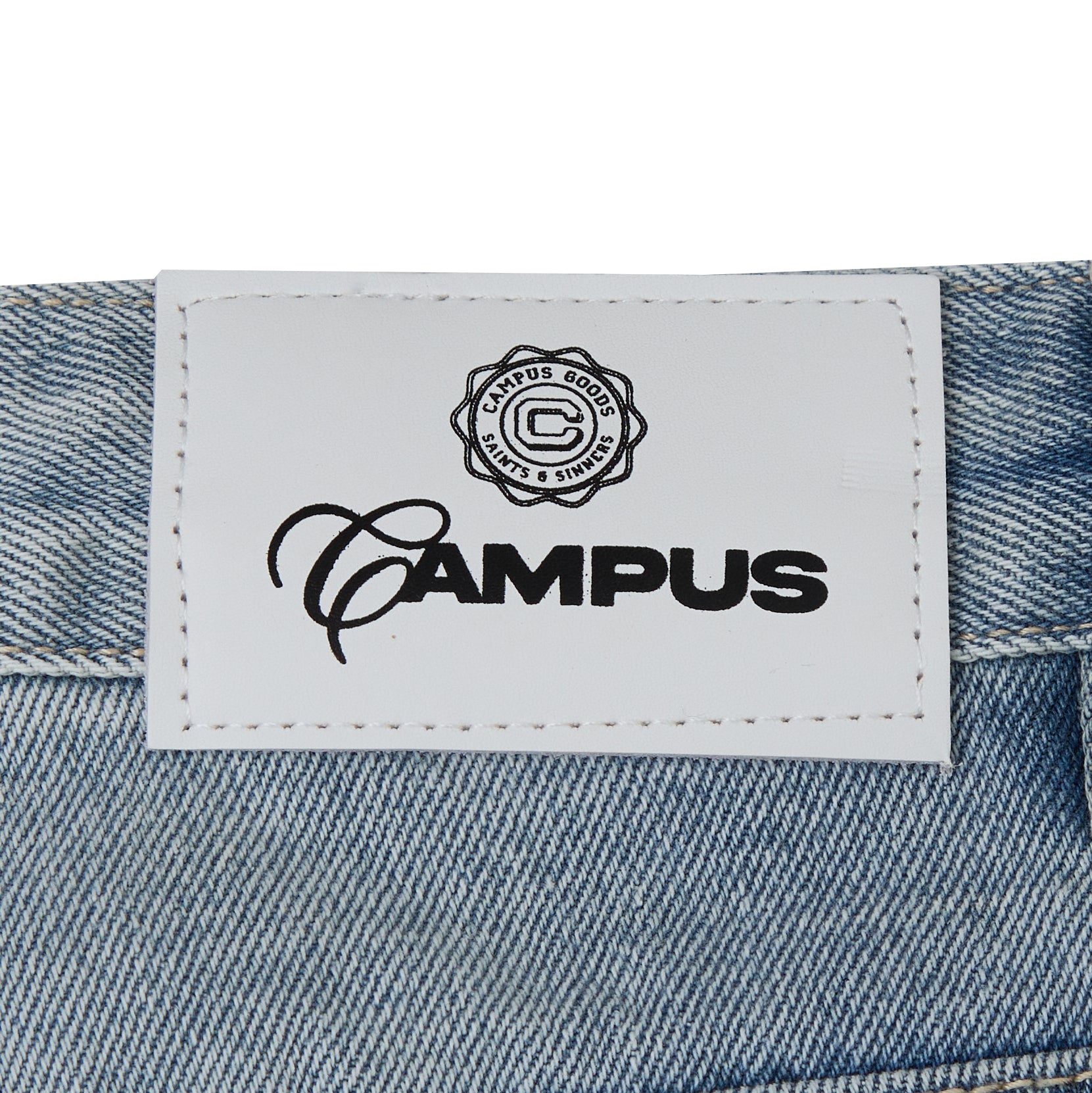 Applique Denim Short - Blue