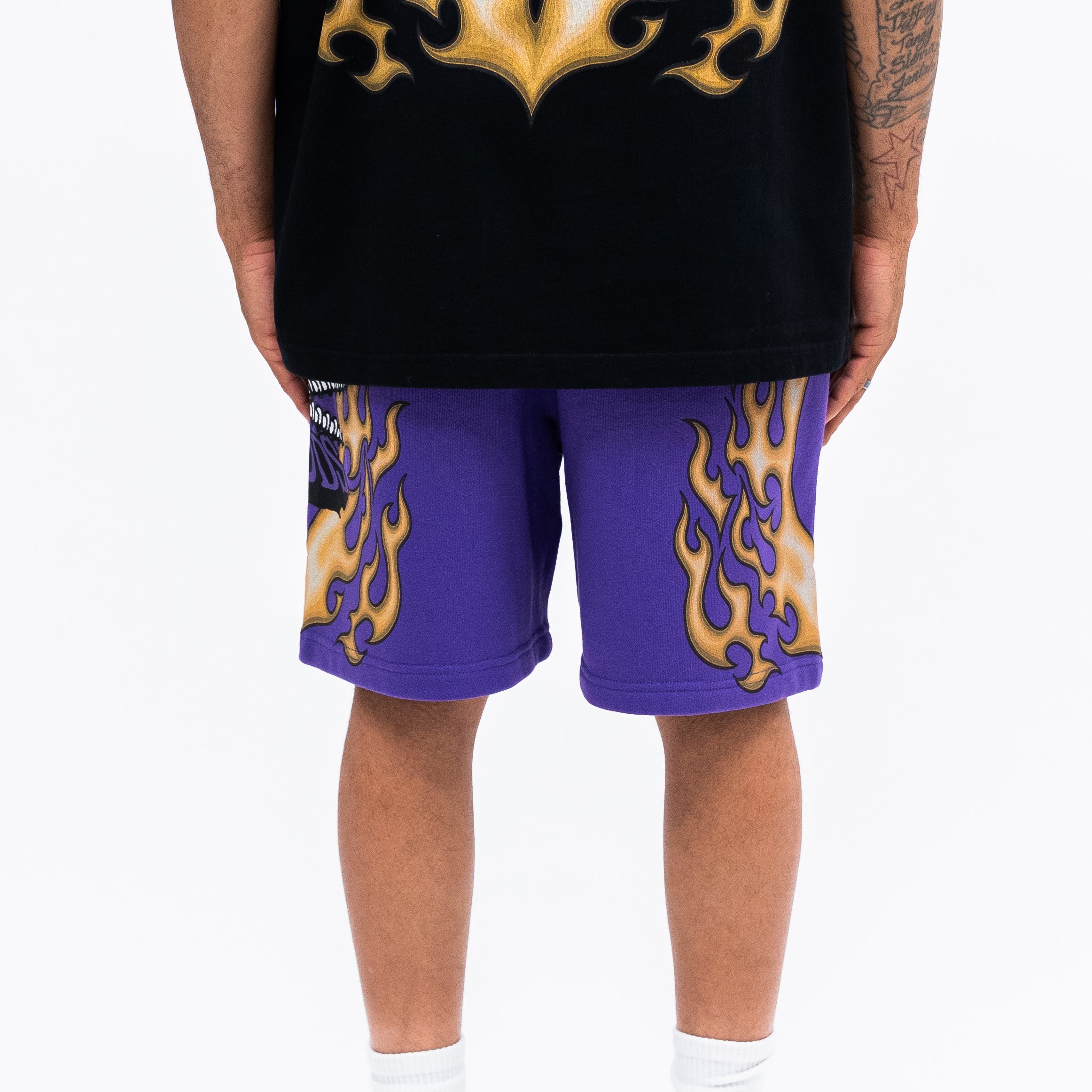 Screwed Sweat Shorts - Purple