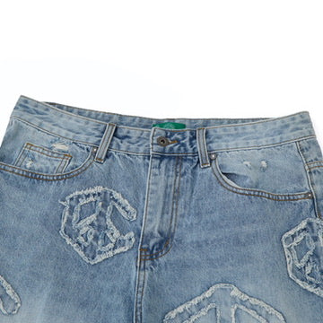 Truce Denim Jorts - Blue
