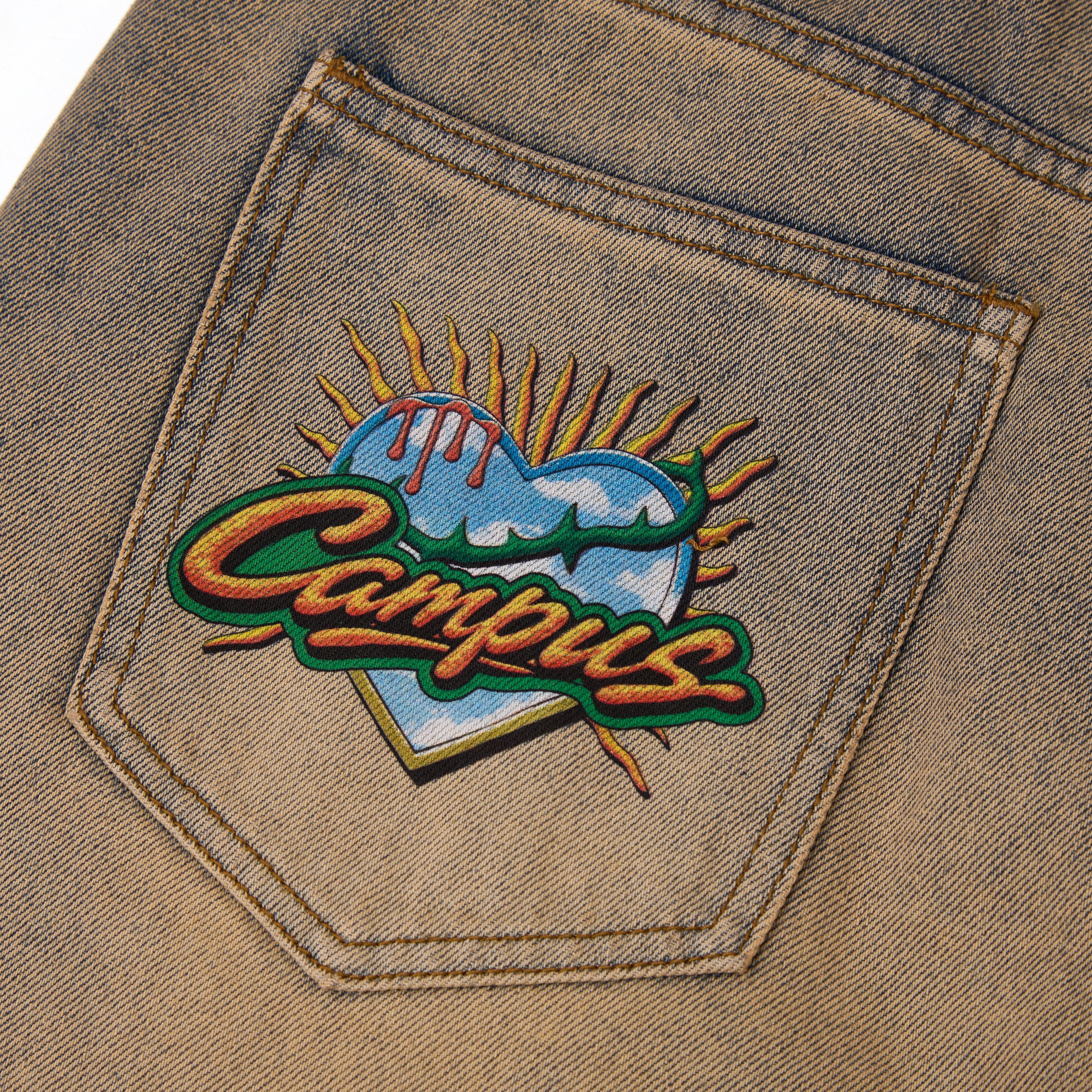 Friday Denim Jort - Brown