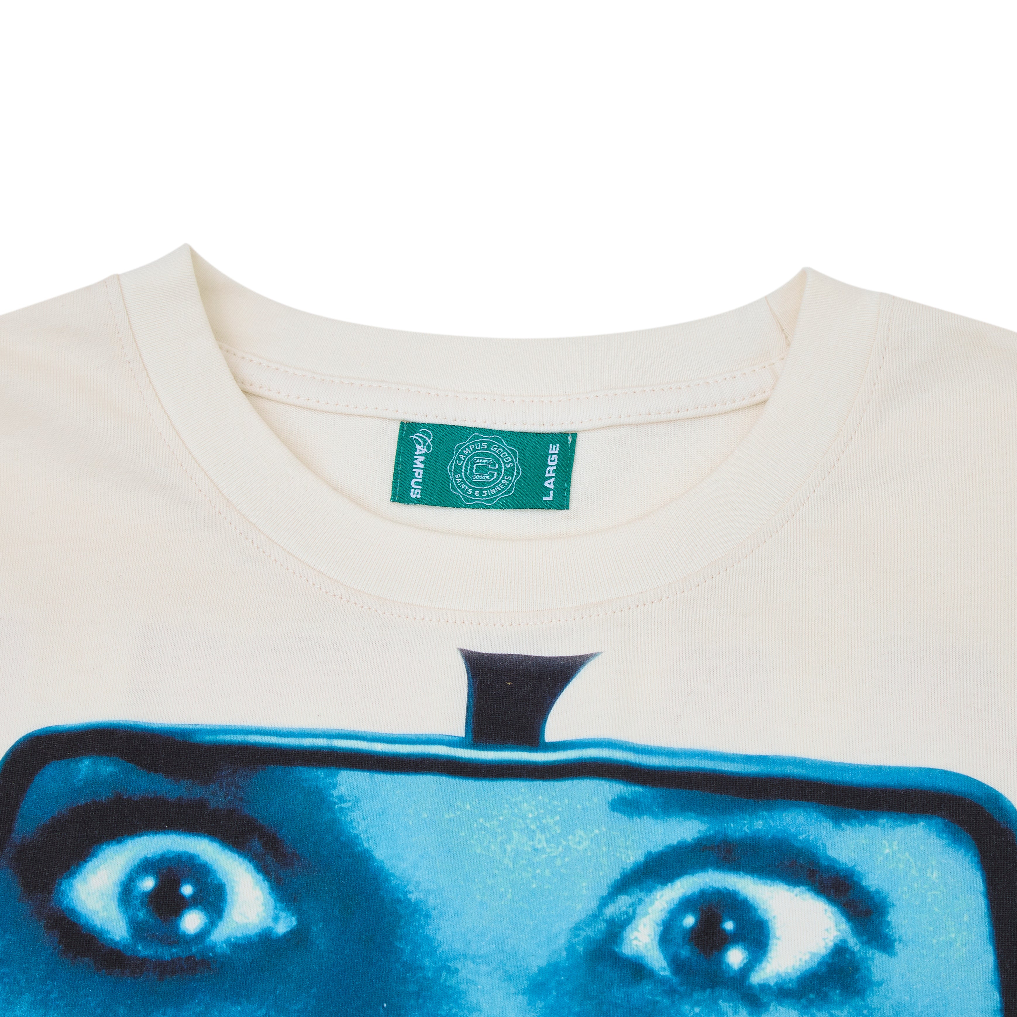 Rearview Horror Tee - Cream