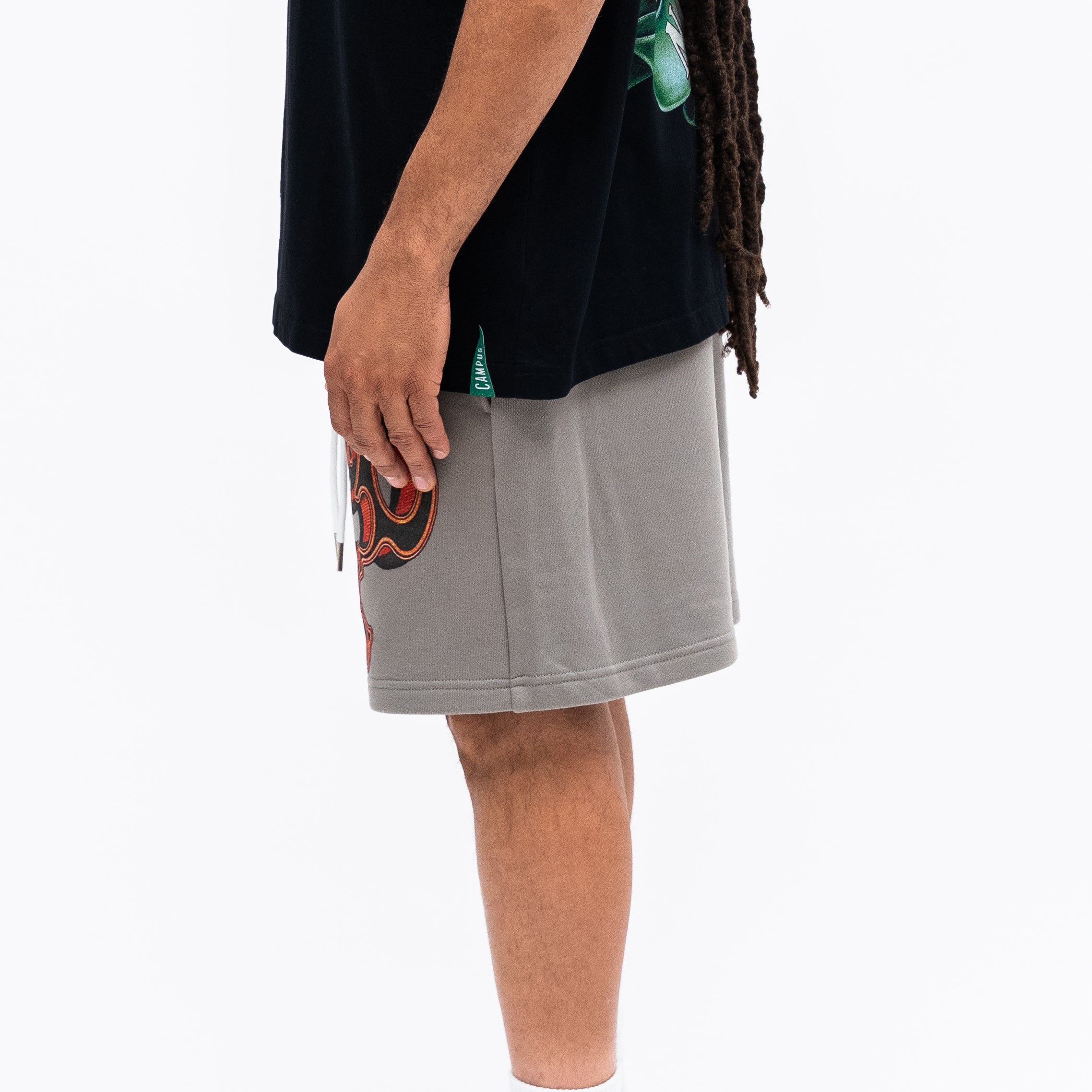 Risk Taker Sweat Shorts - Charcoal