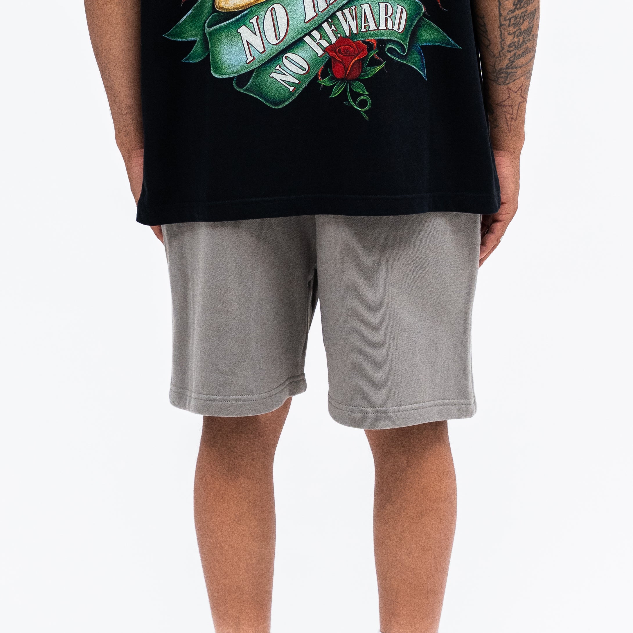 Risk Taker Sweat Shorts - Charcoal
