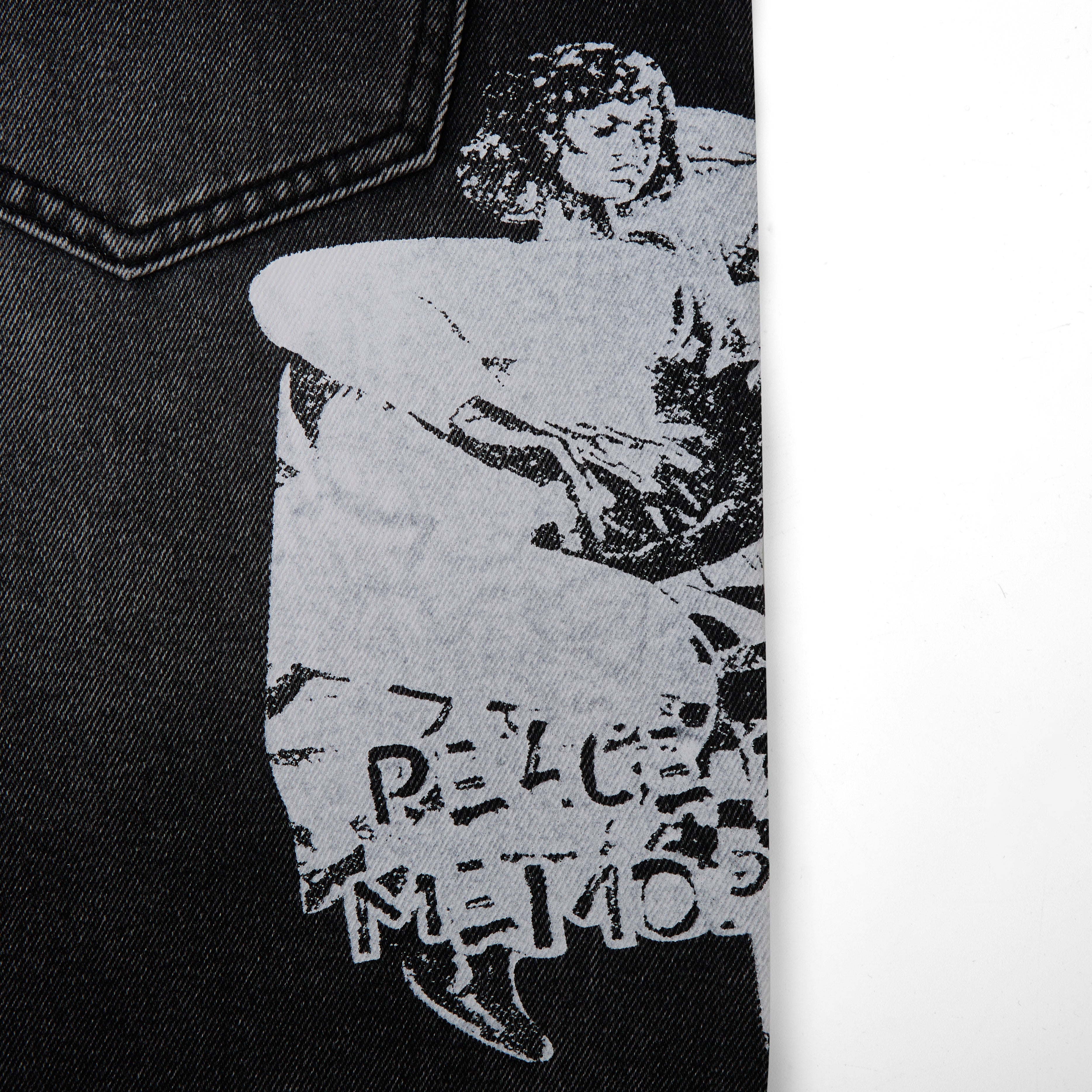 Memories Denim Jort - Black