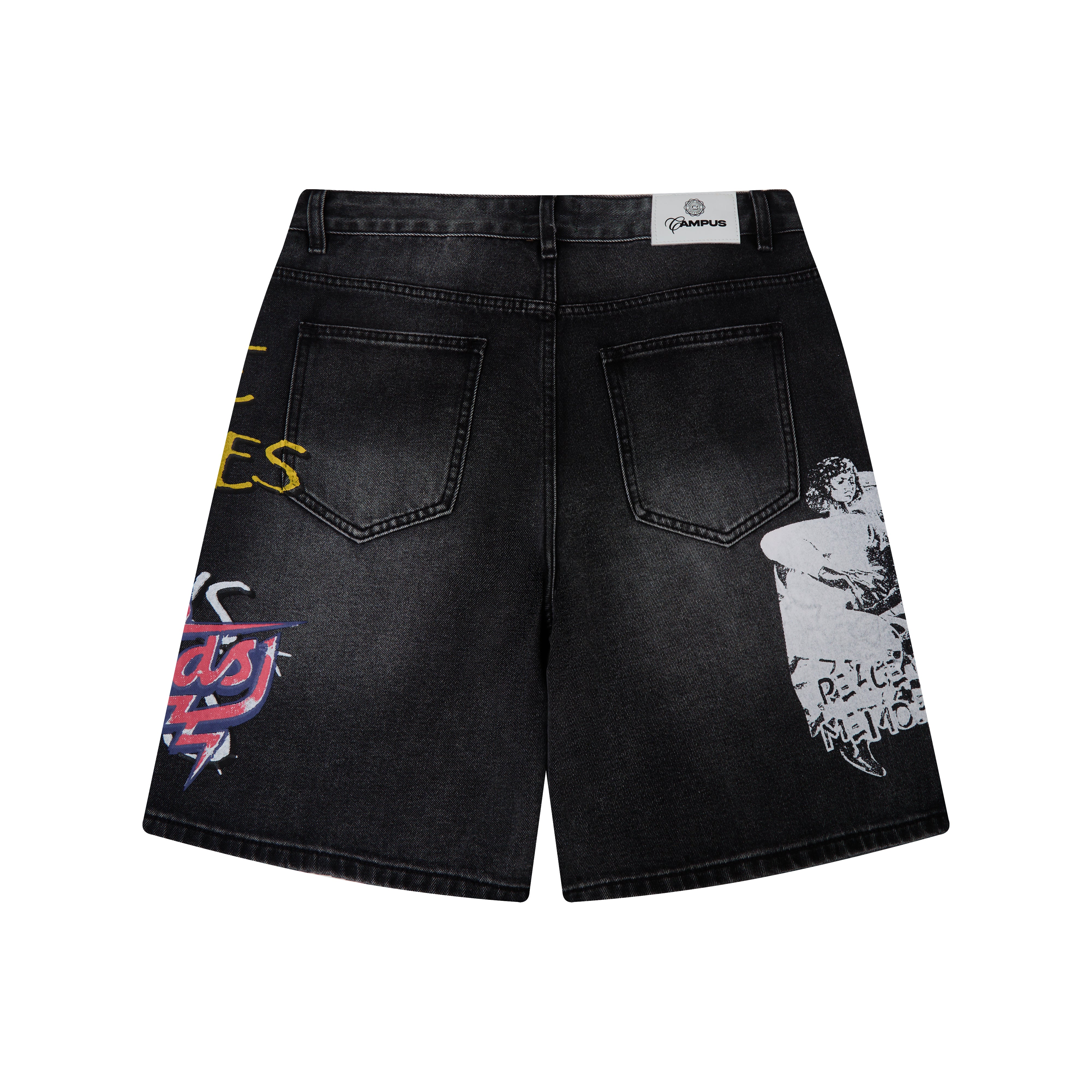 Memories Denim Jort - Black