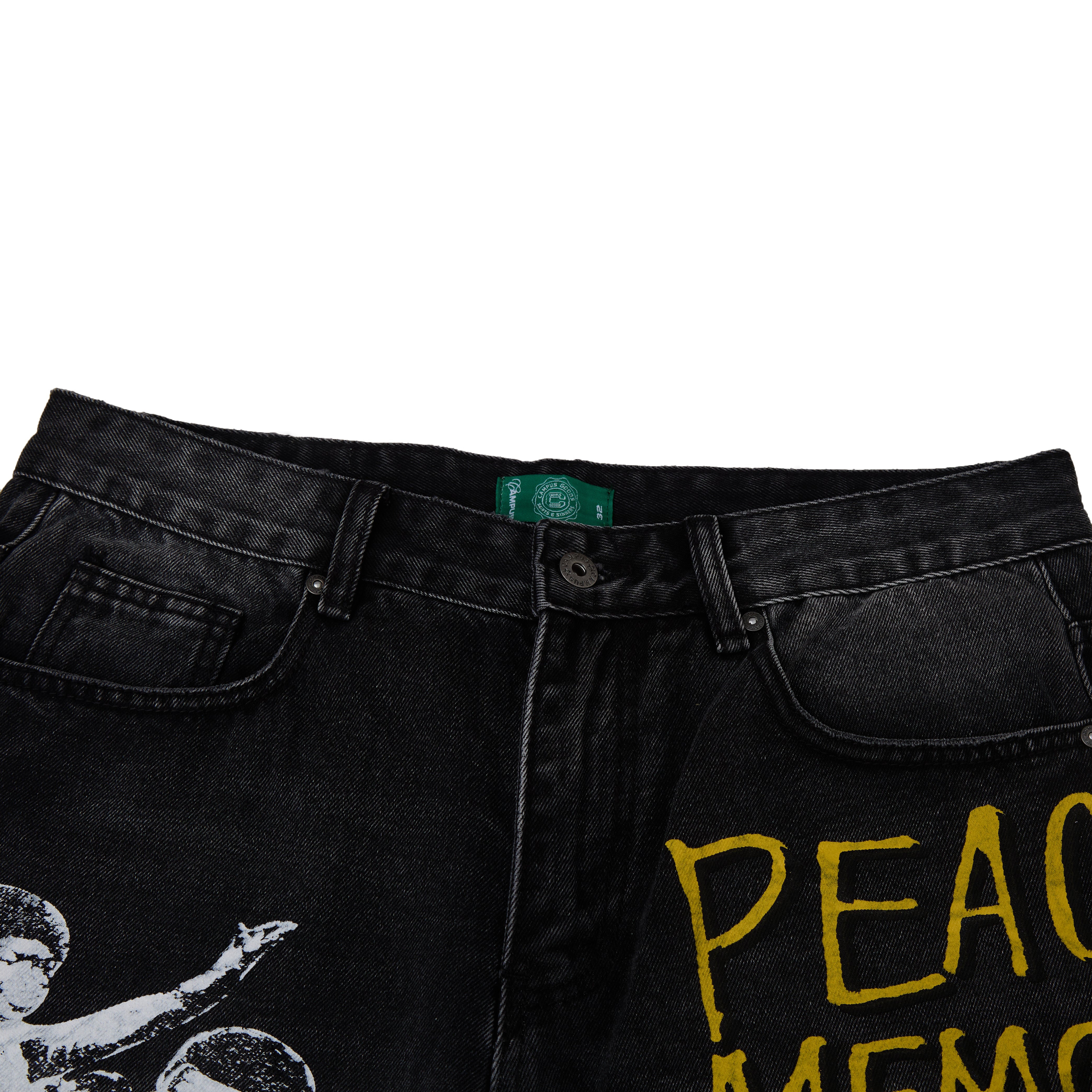 Memories Denim Jort - Black