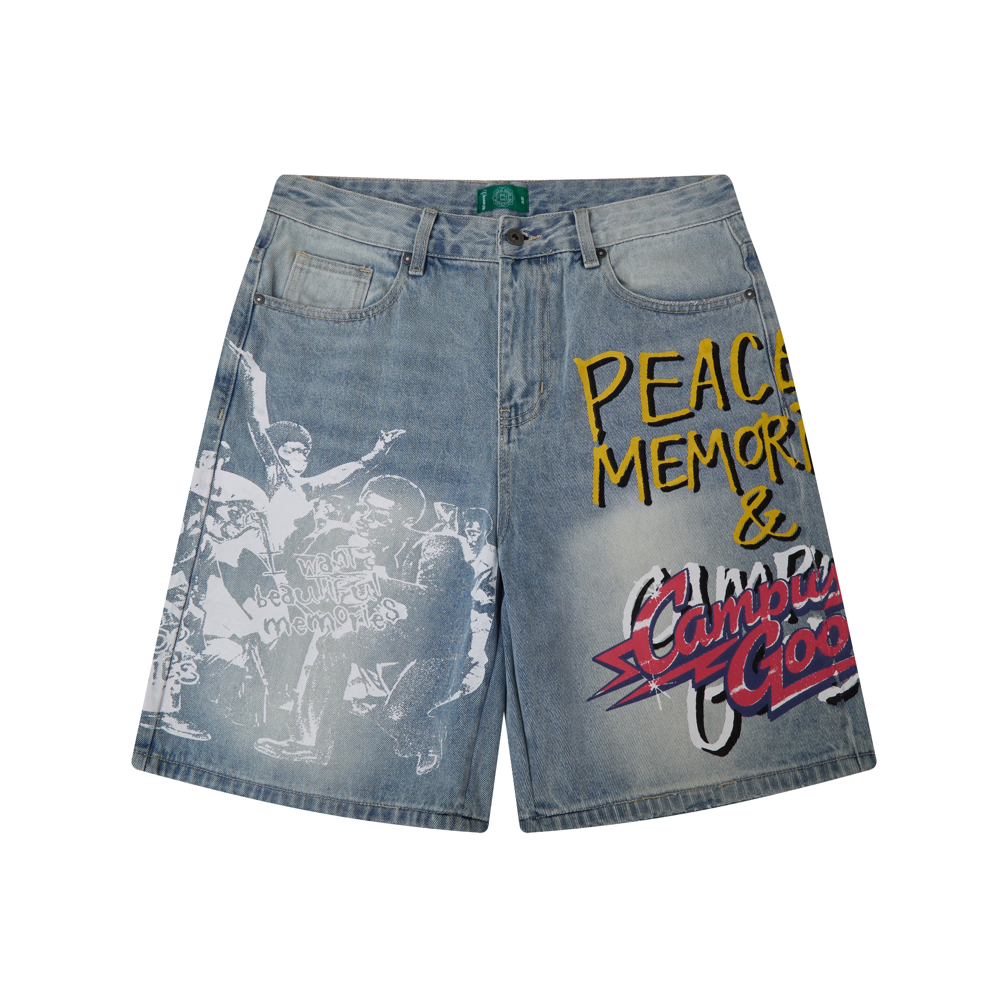 Memories Denim Jort - Blue