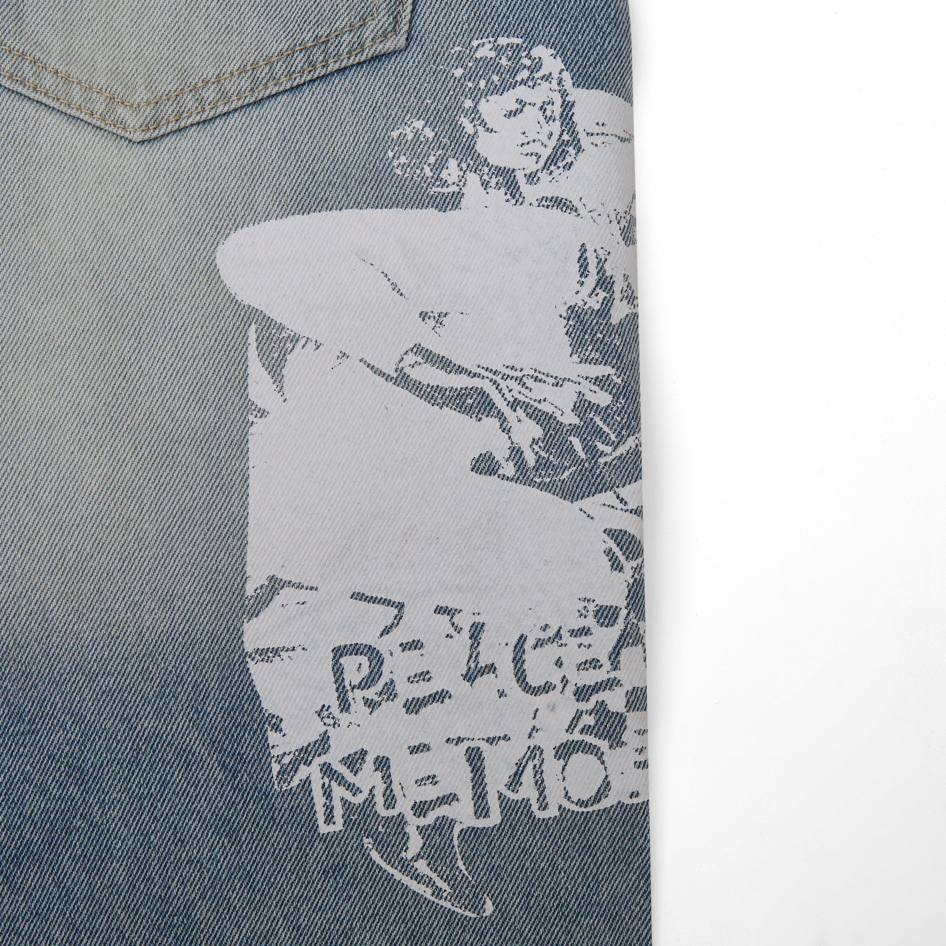 Memories Denim Jort - Blue