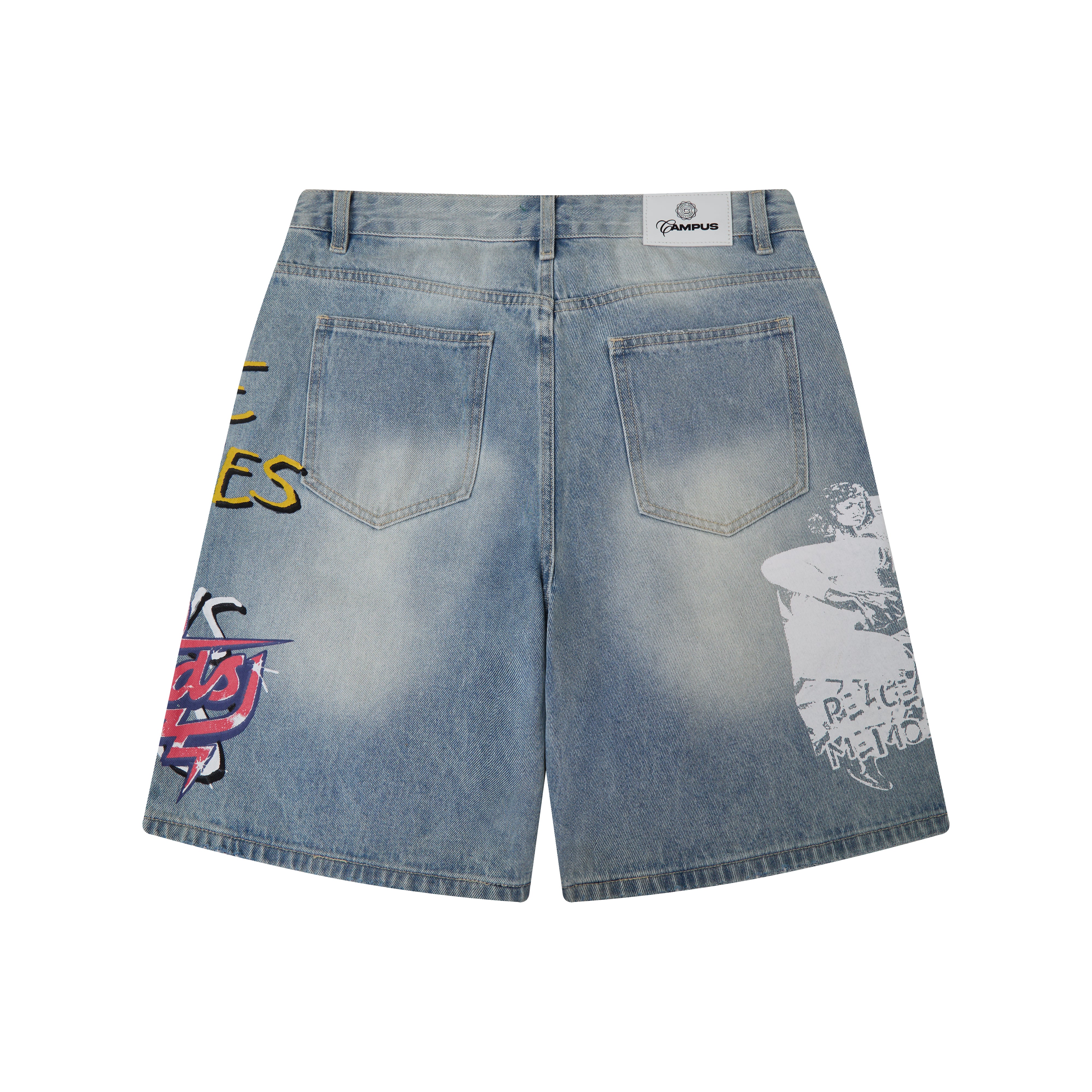 Memories Denim Jort - Blue