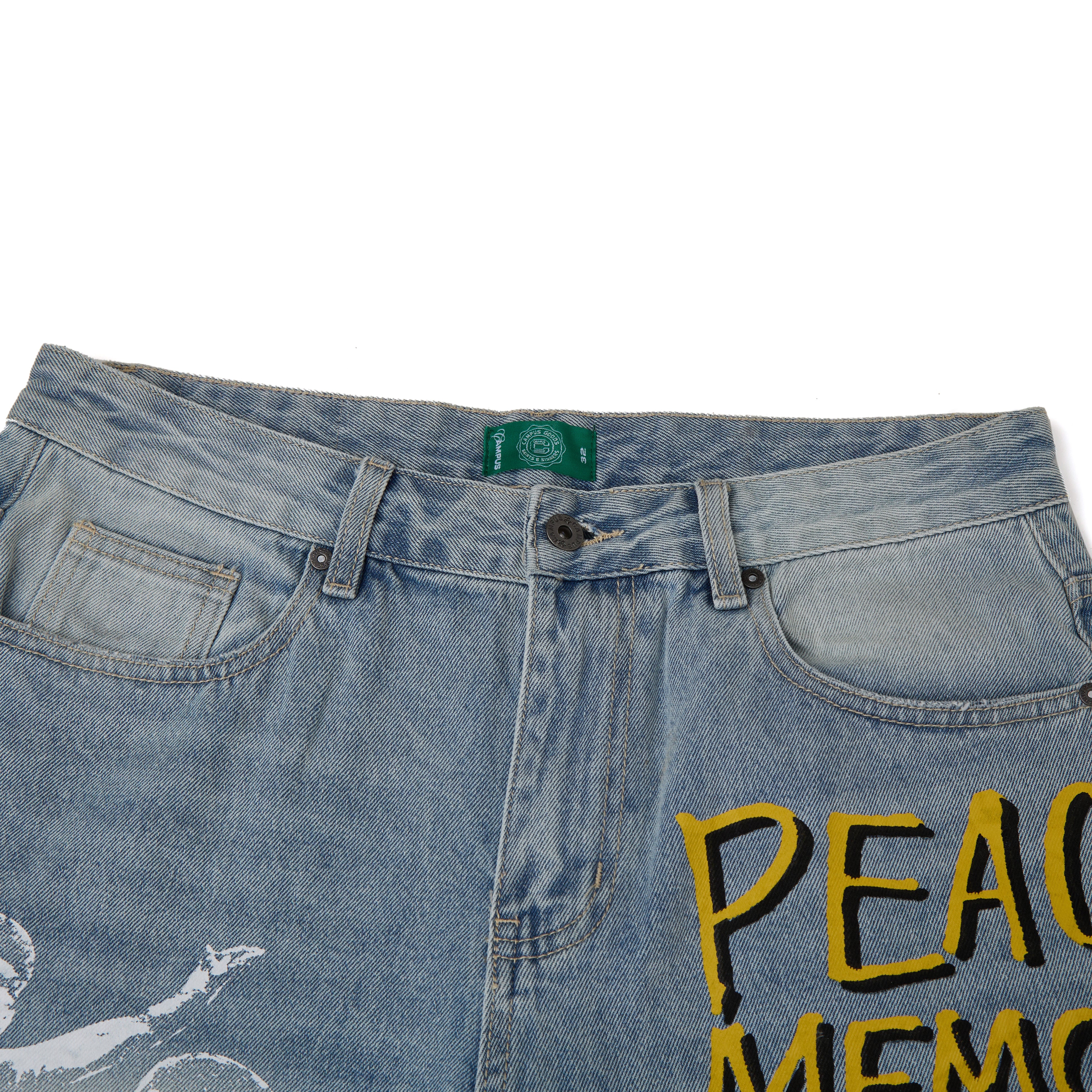 Memories Denim Jort - Blue