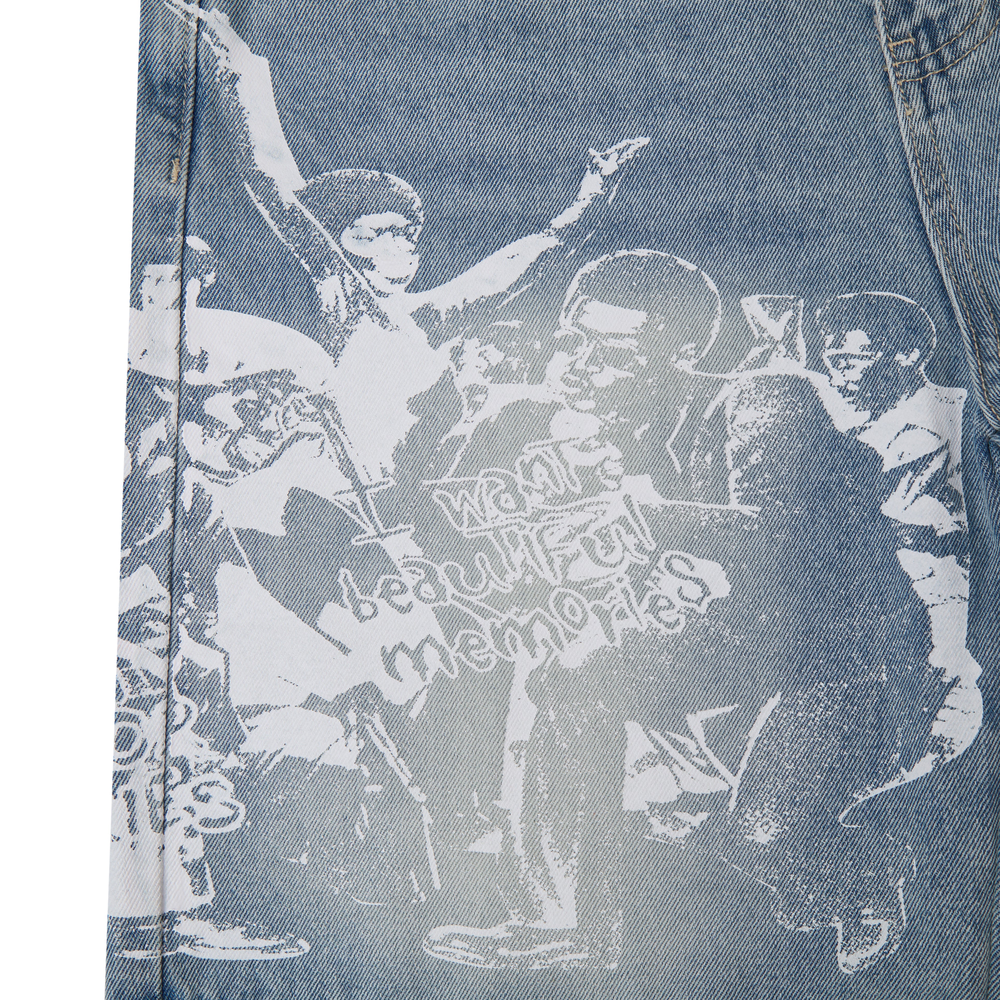 Memories Denim Jort - Blue