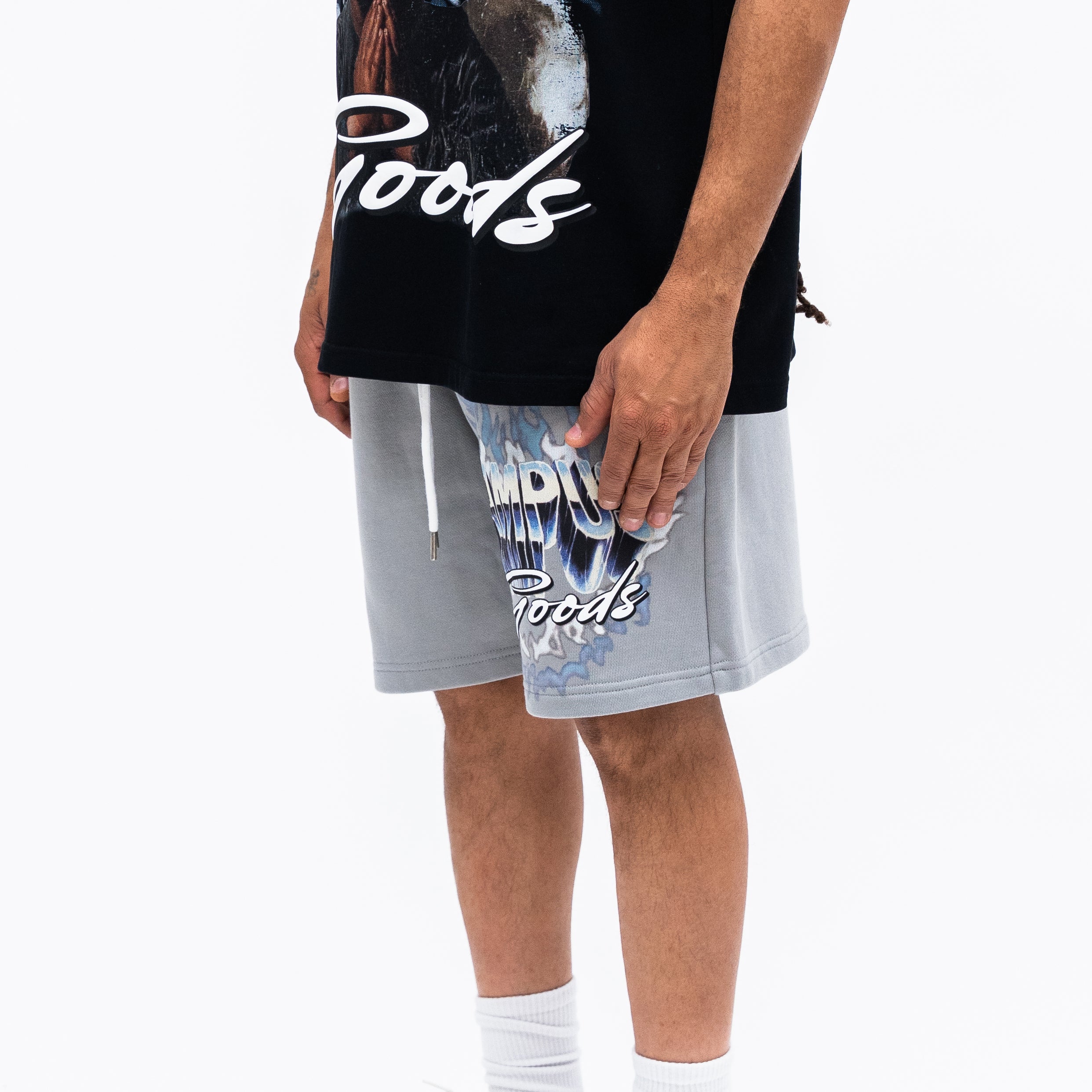 Faith Sweat Shorts - Grey