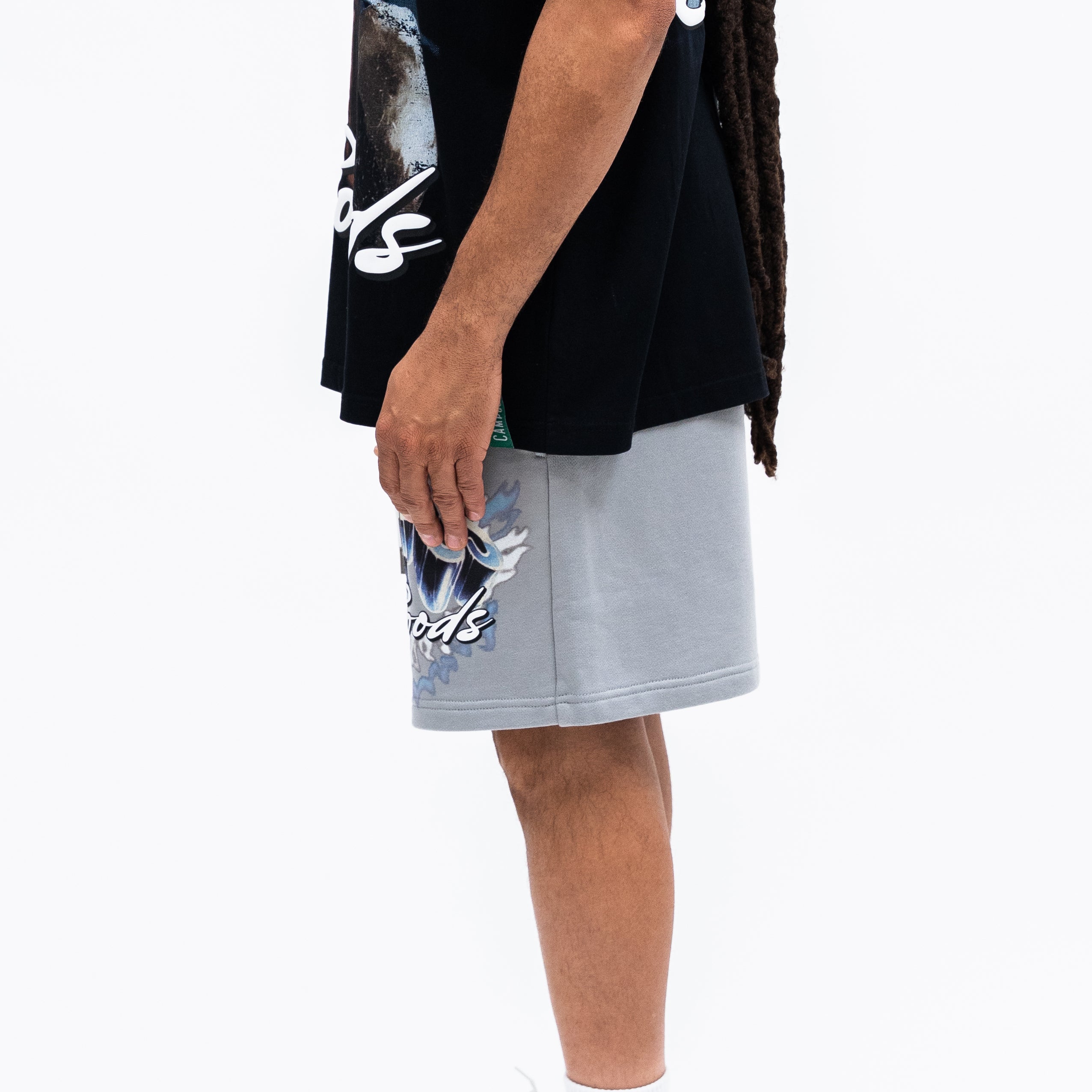 Faith Sweat Shorts - Grey
