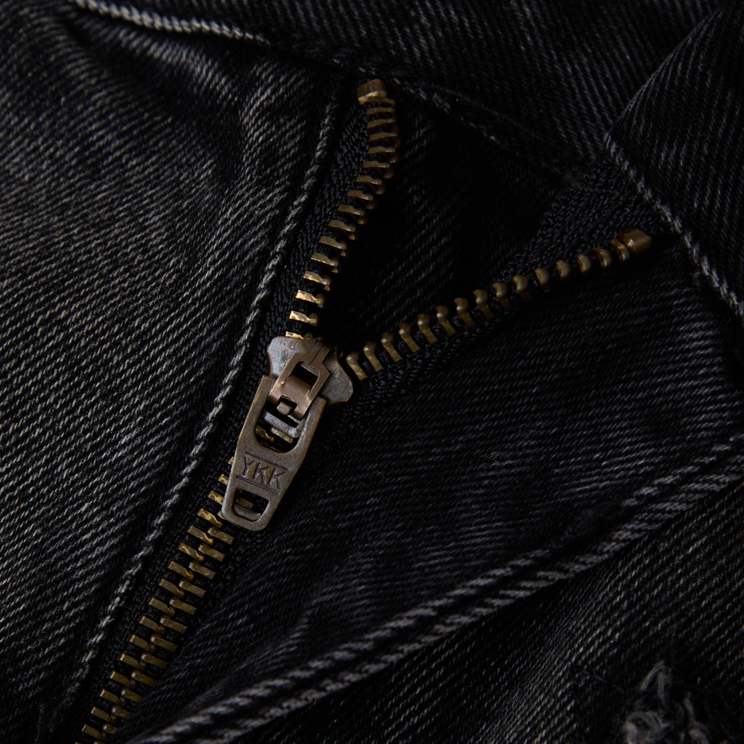 Applique Denim Short - Black