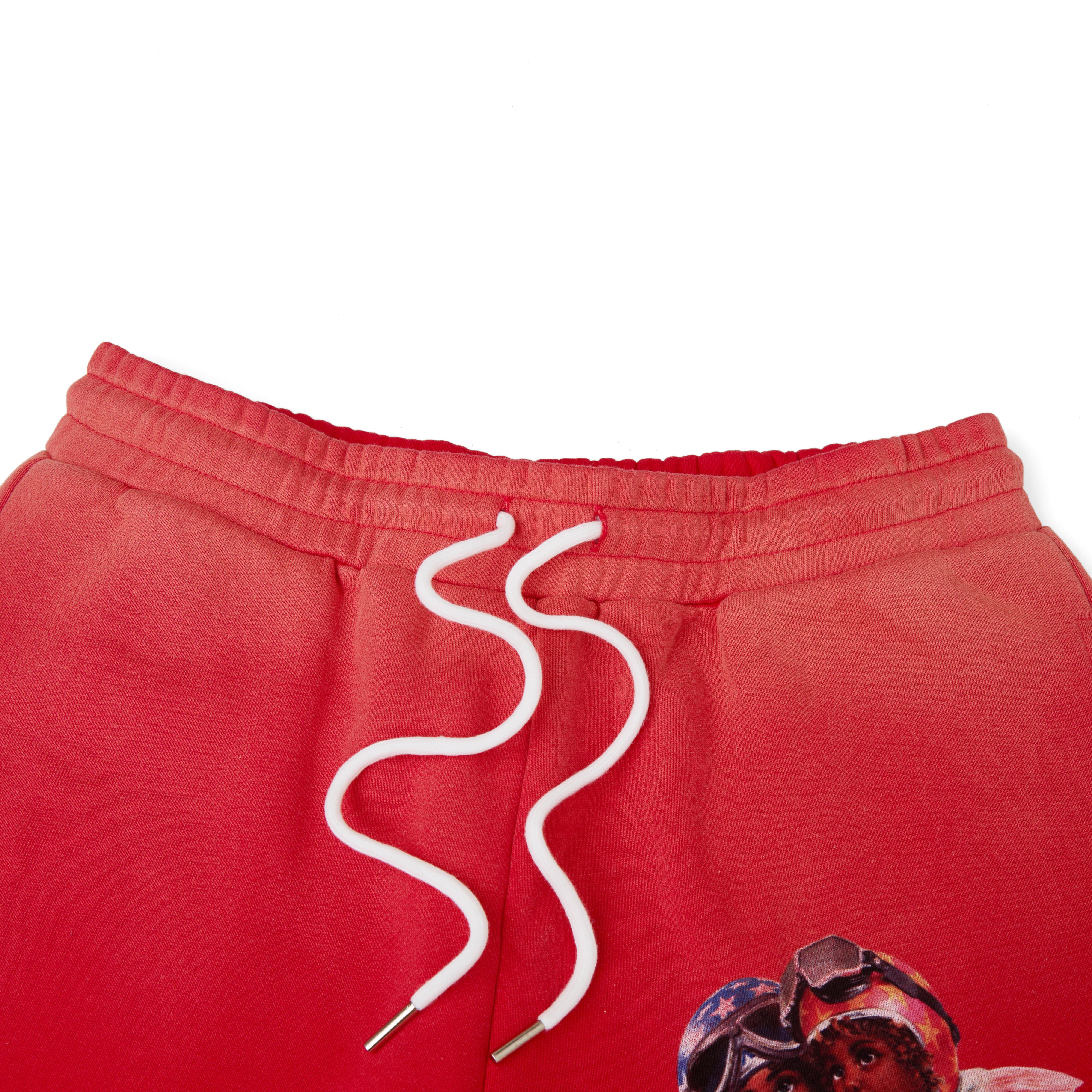 Checkpoint Terry Shorts - Sun Fade Red