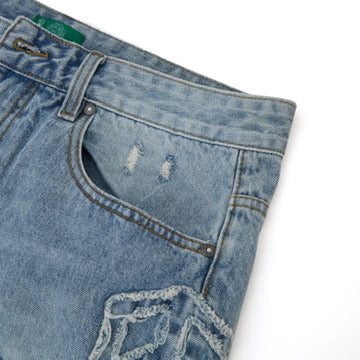 Truce Denim Jorts - Blue