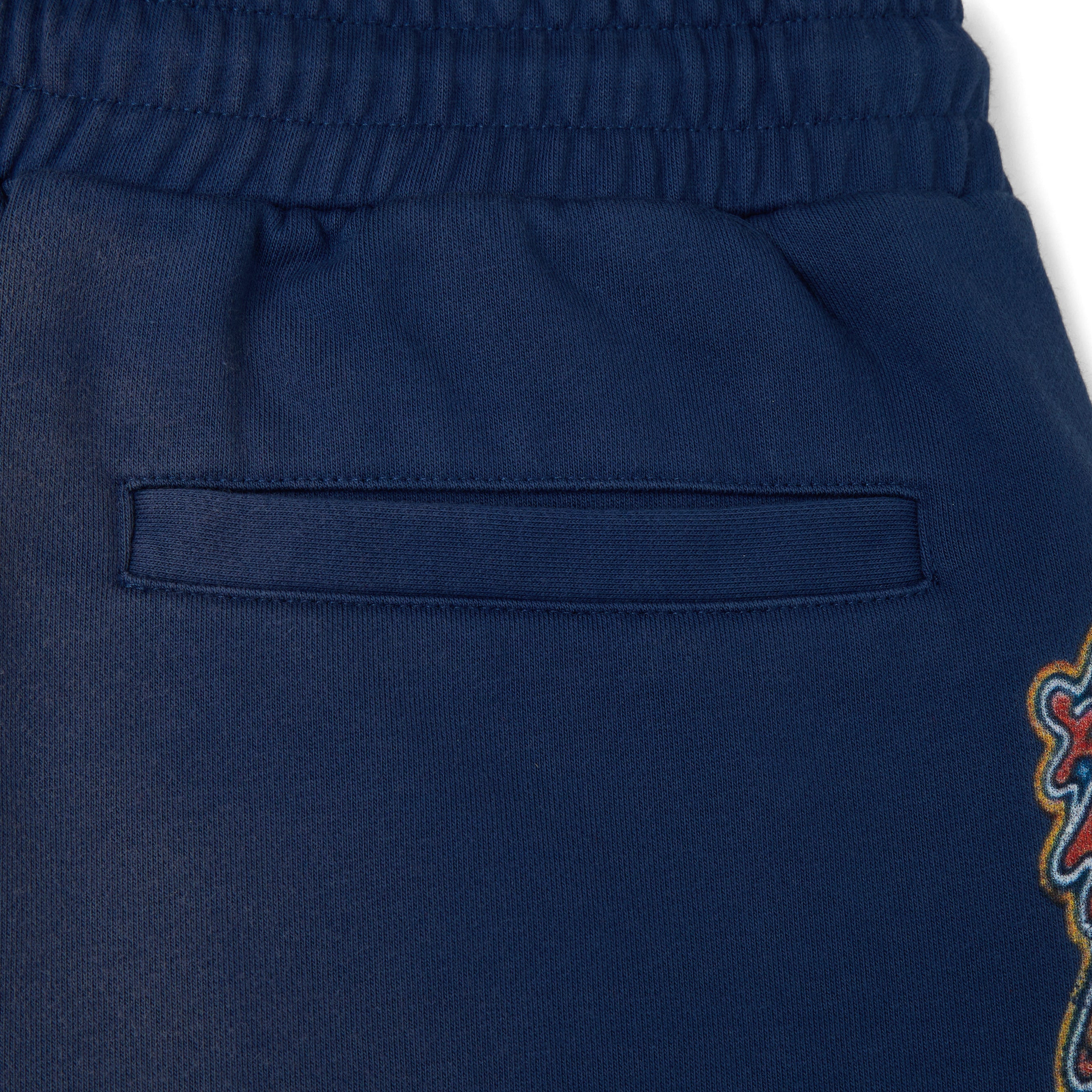Psychedelic Terry Shorts - Sun Fade Blue
