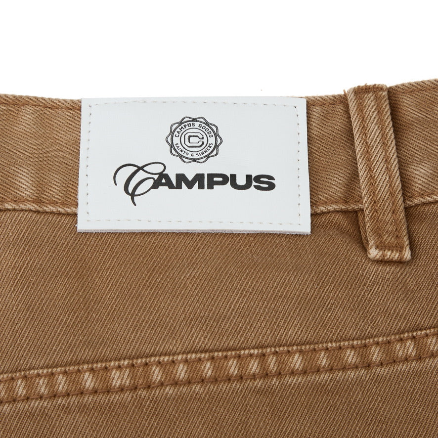 Truce Denim Jorts - Brown