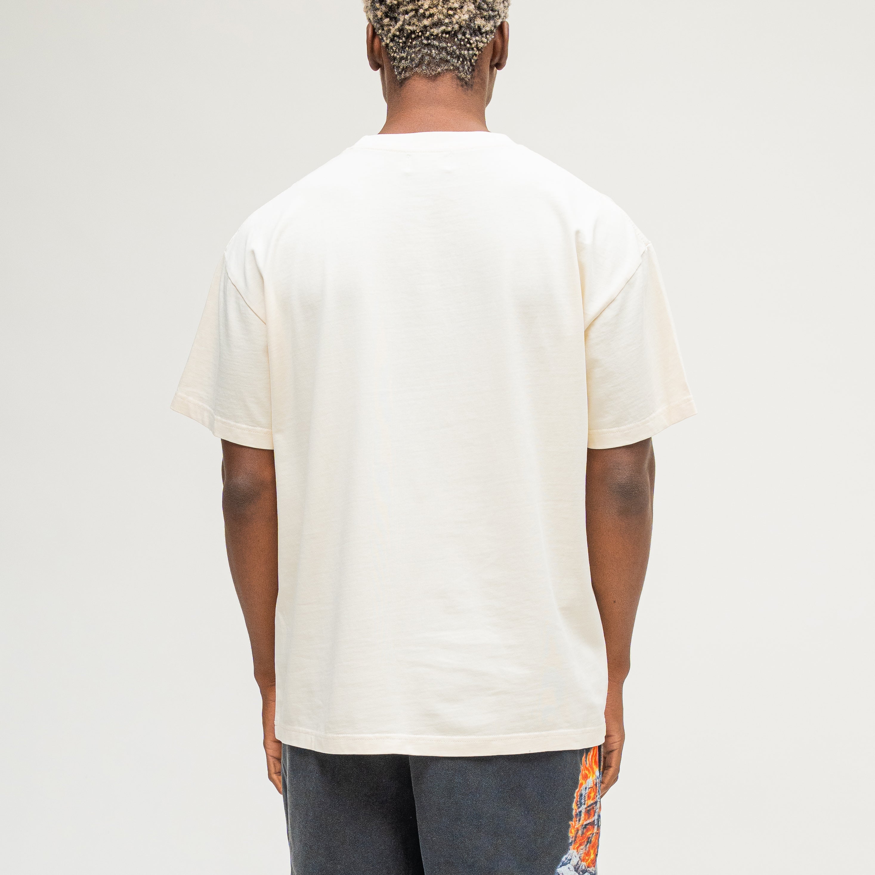 Campus Goods Chopper Tee in Cream - Additional angle