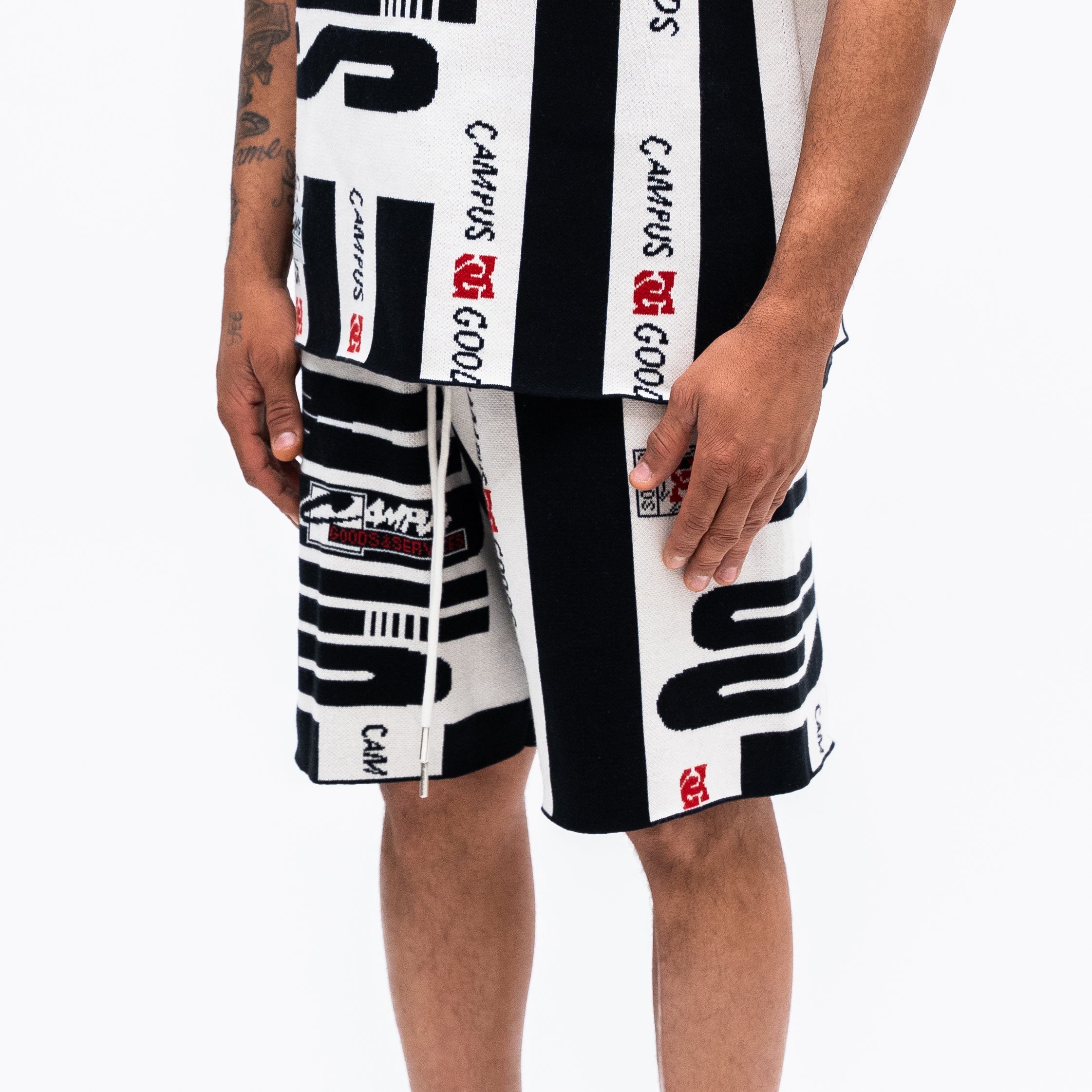 Campus Knit Shorts - Black