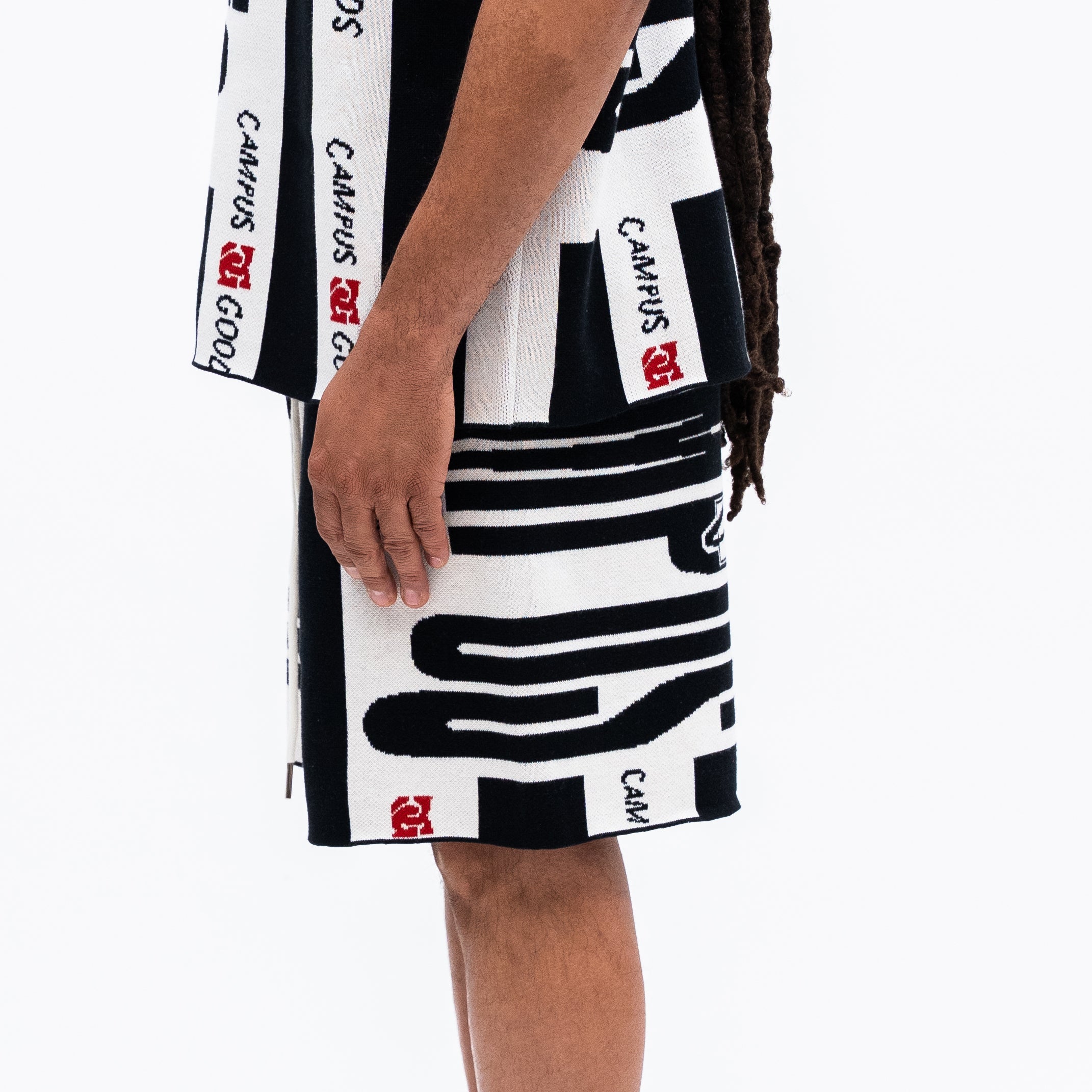 Campus Knit Shorts - Black