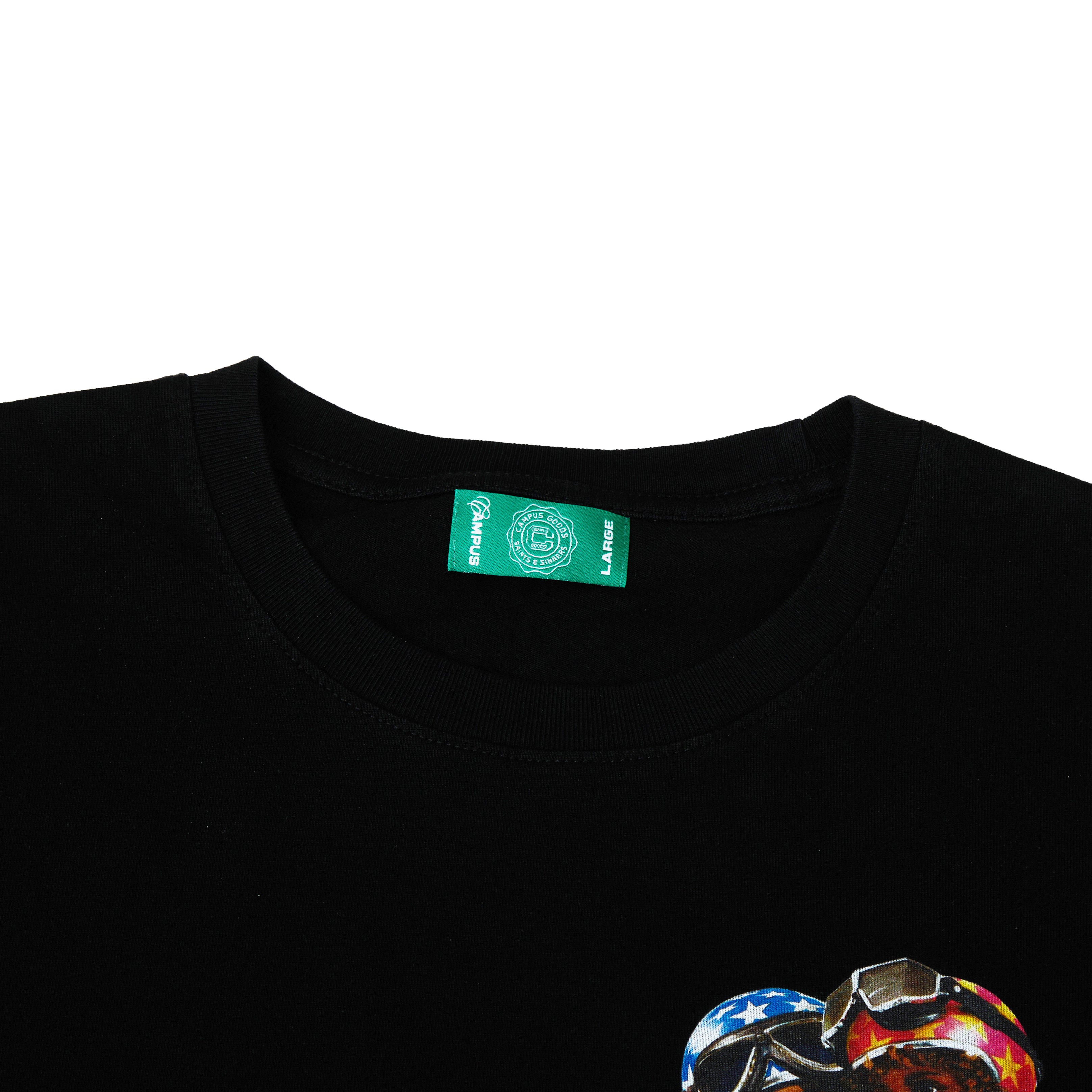 neck line view