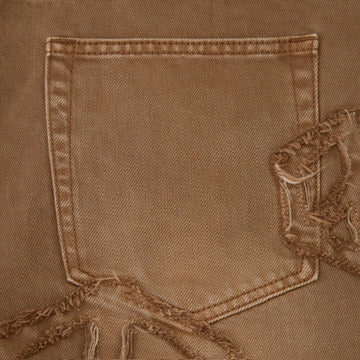 Truce Denim Jorts - Brown