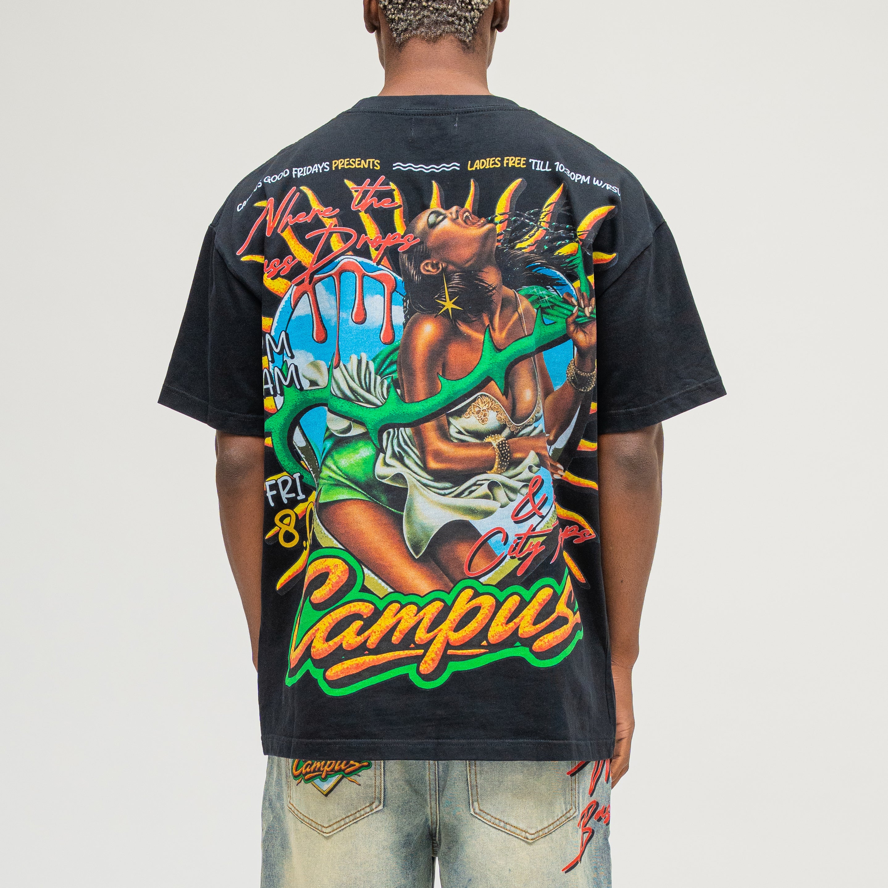 Back view, lifestyle on model