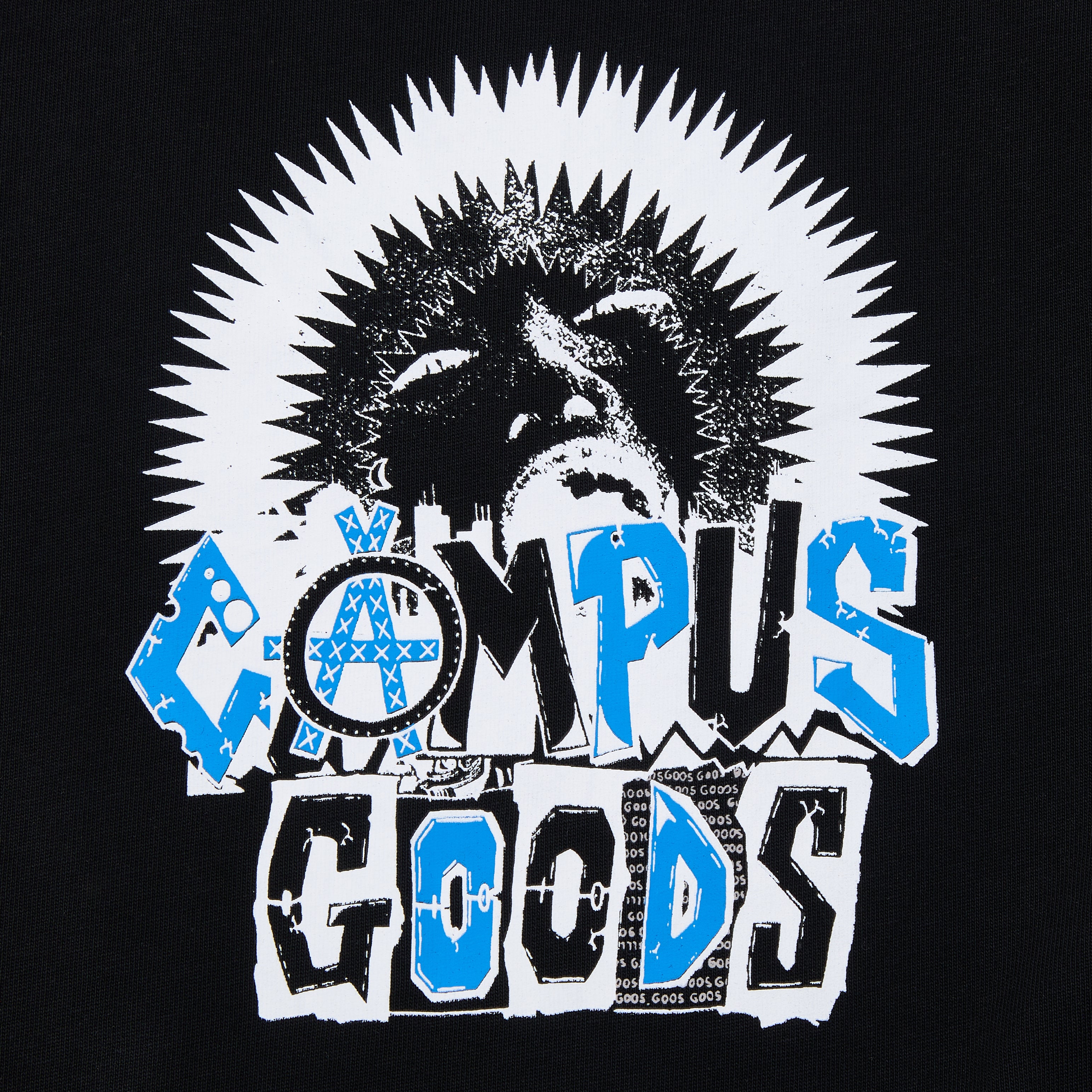 Logo with 'CAMPUS GOODS' text on a black background