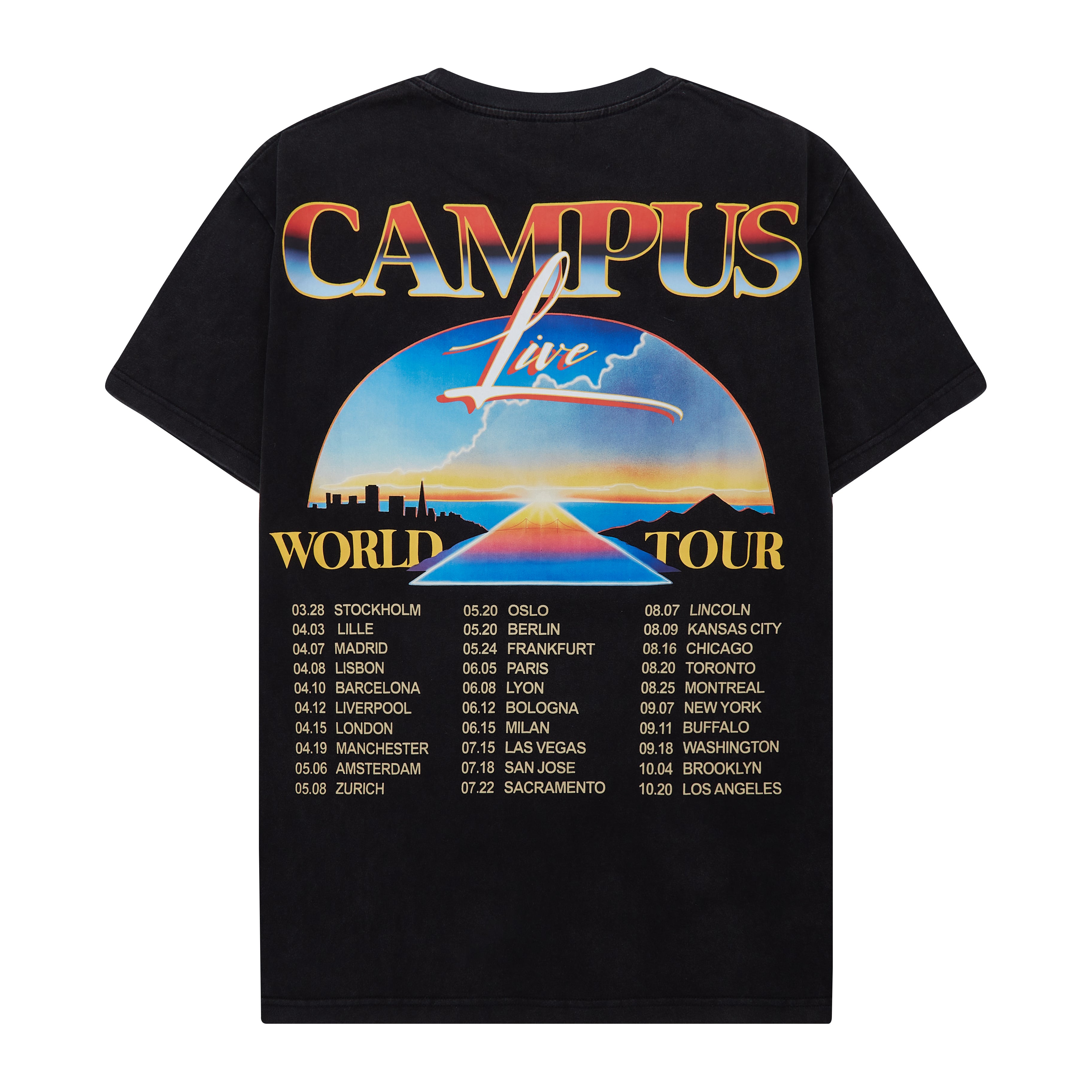 World Tour Tee (Vintage Black)
