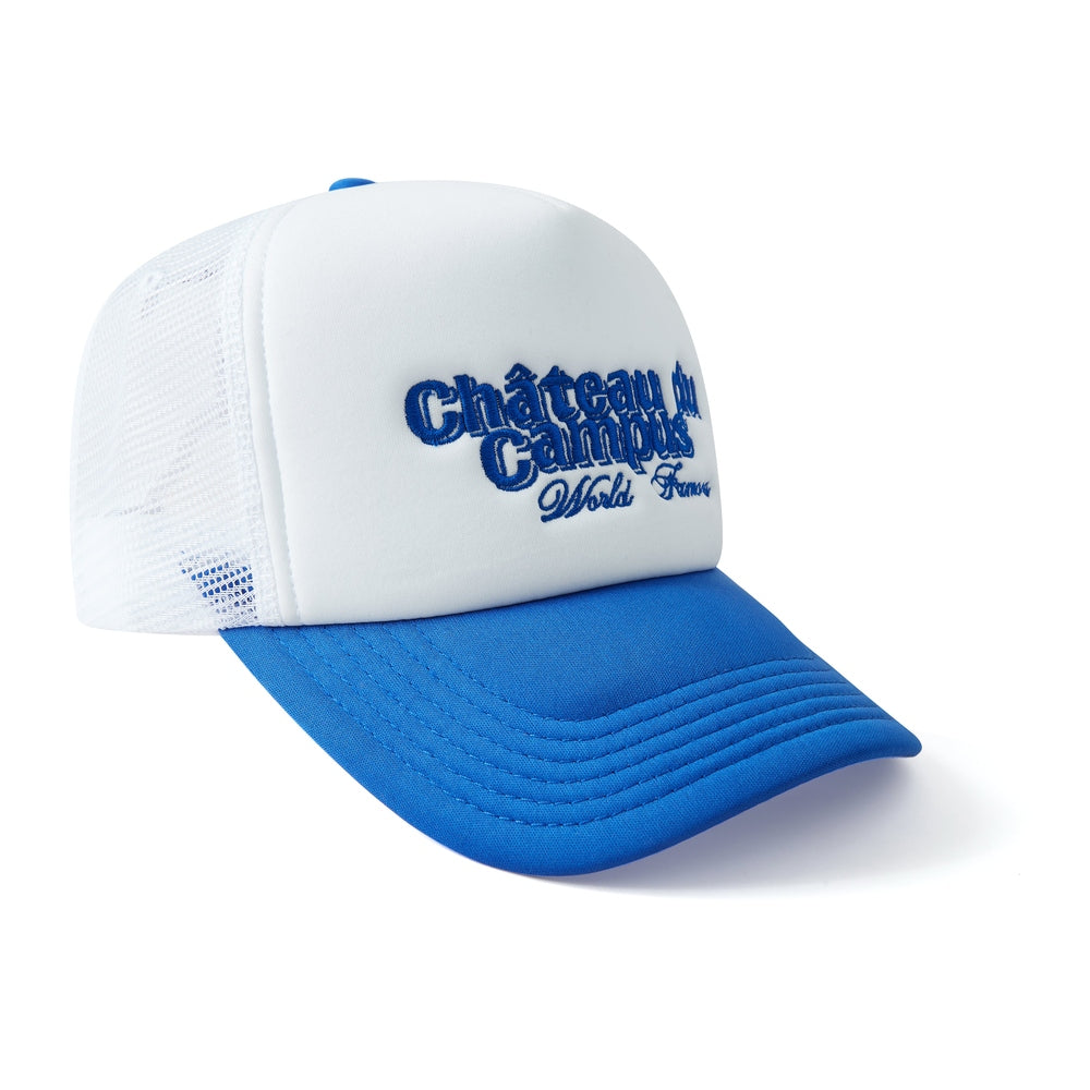 Chateau Trucker Snapback Hat (Blue)