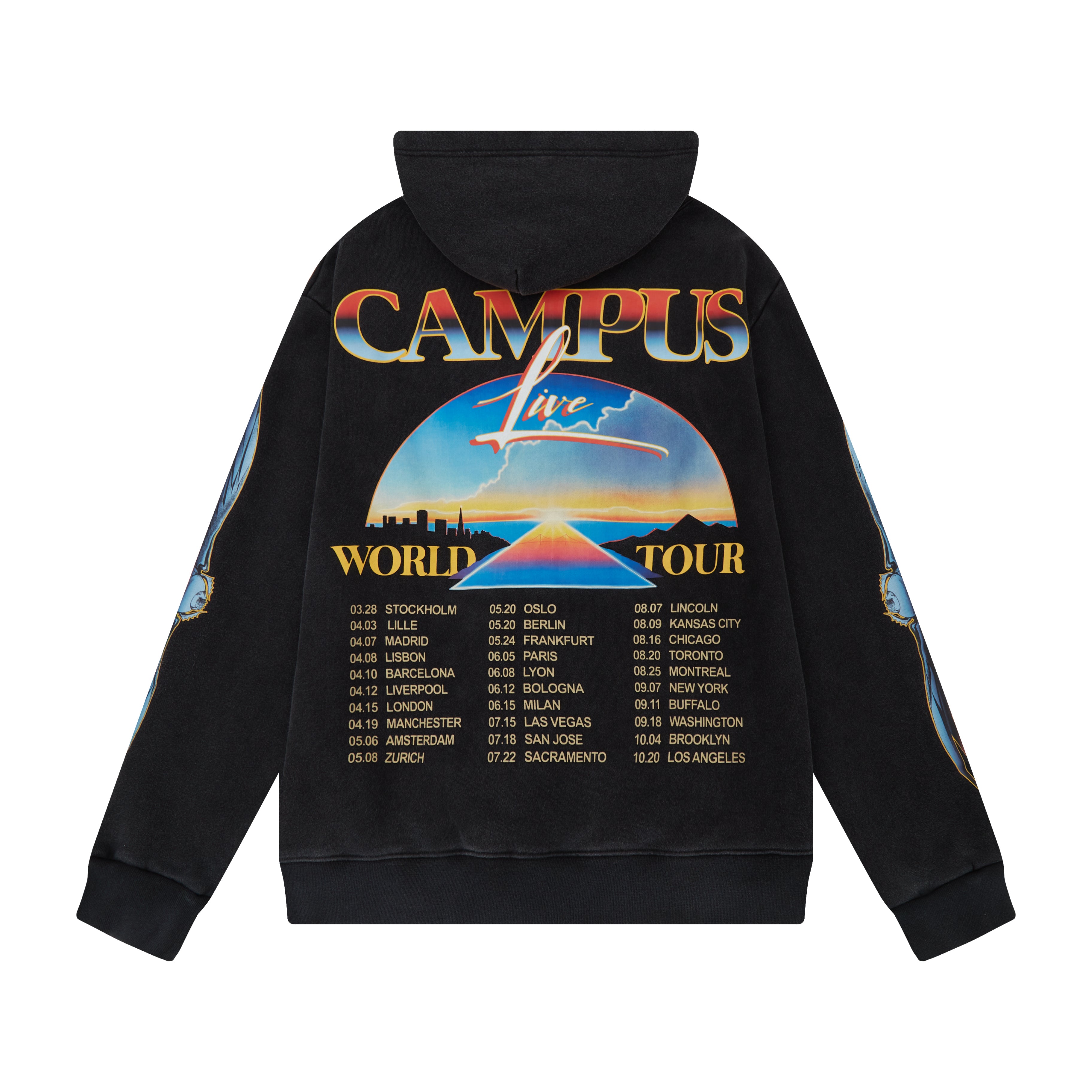 World Tour Hoodie (Vintage Black)