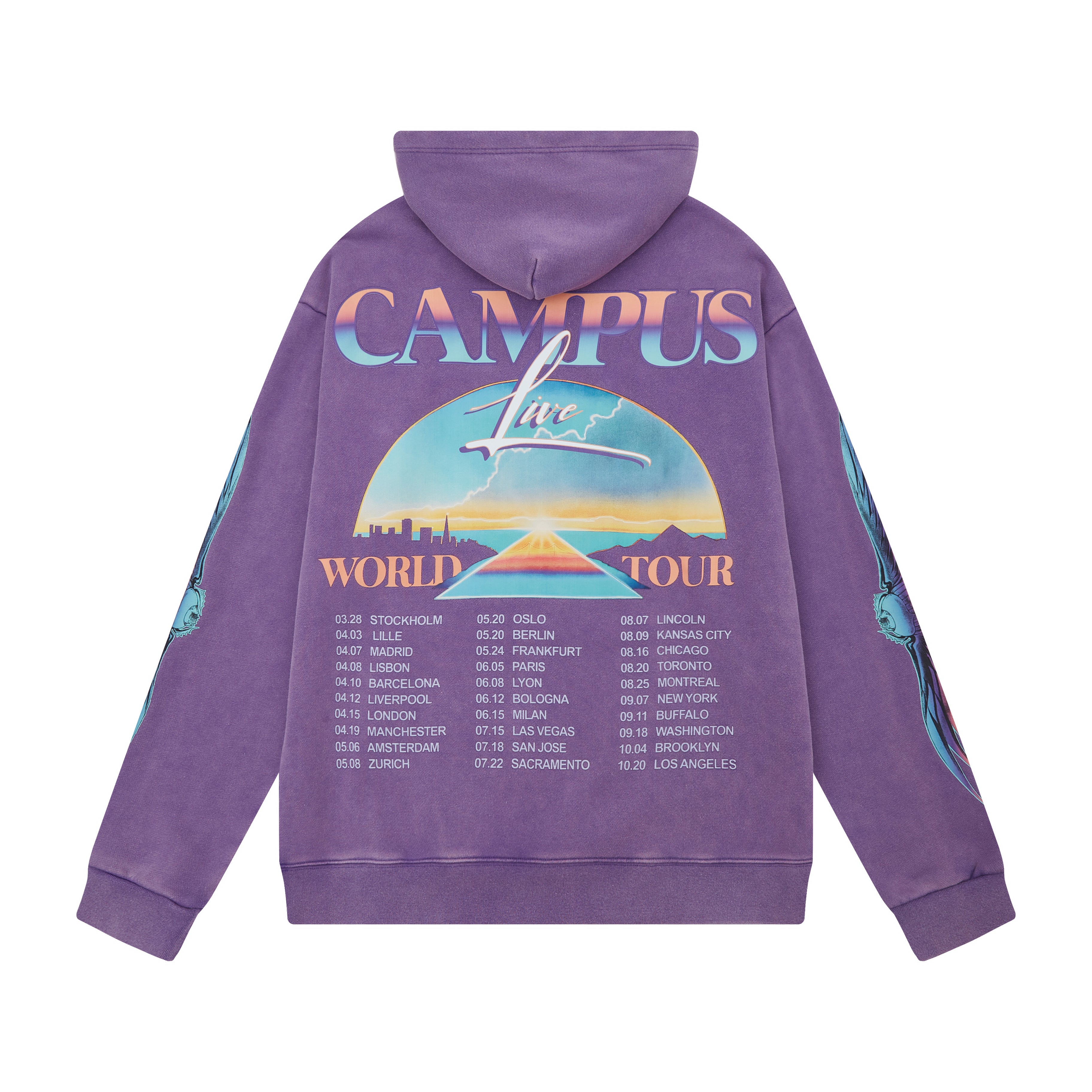 World Tour Hoodie (Vintage Purple)