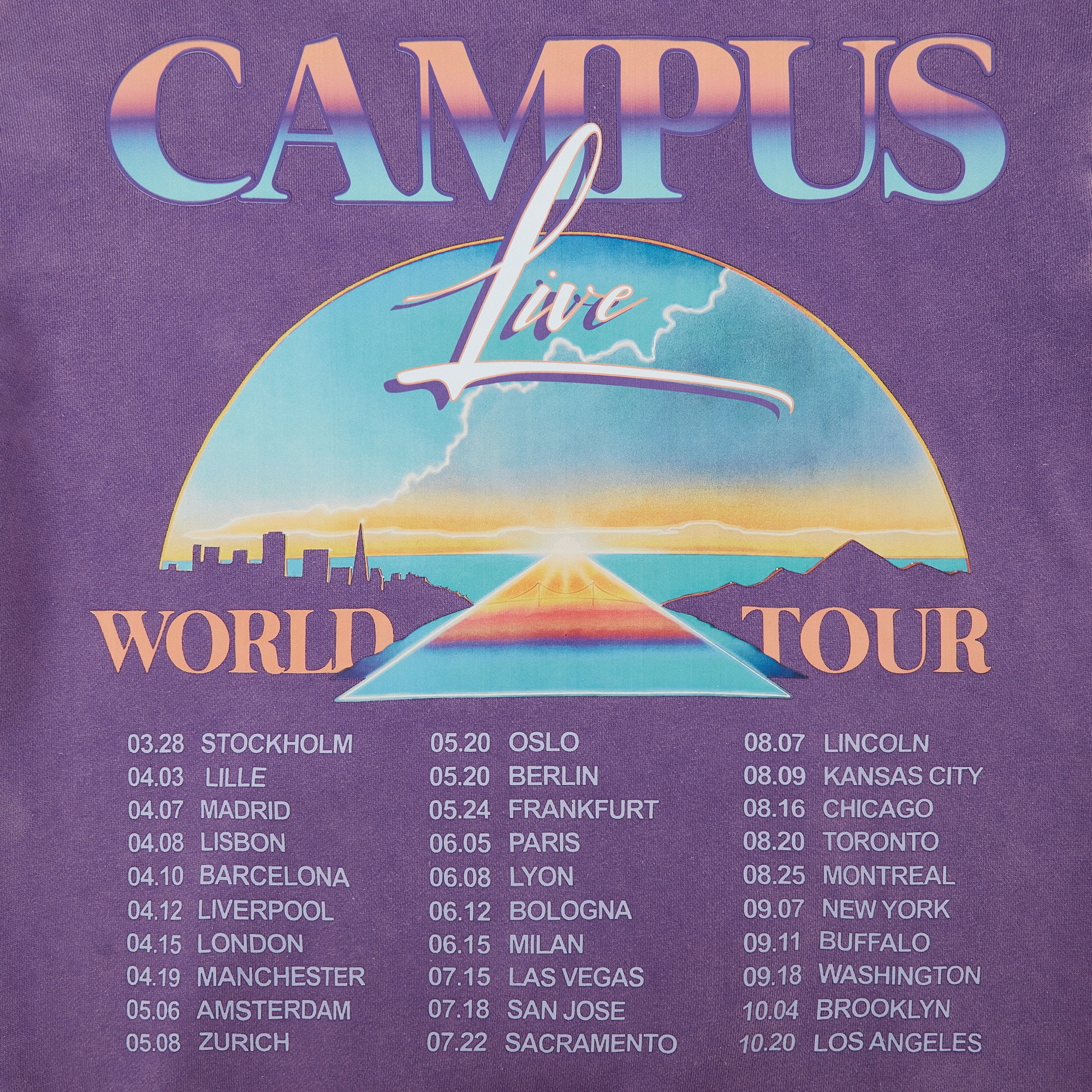 World Tour Hoodie (Vintage Purple)