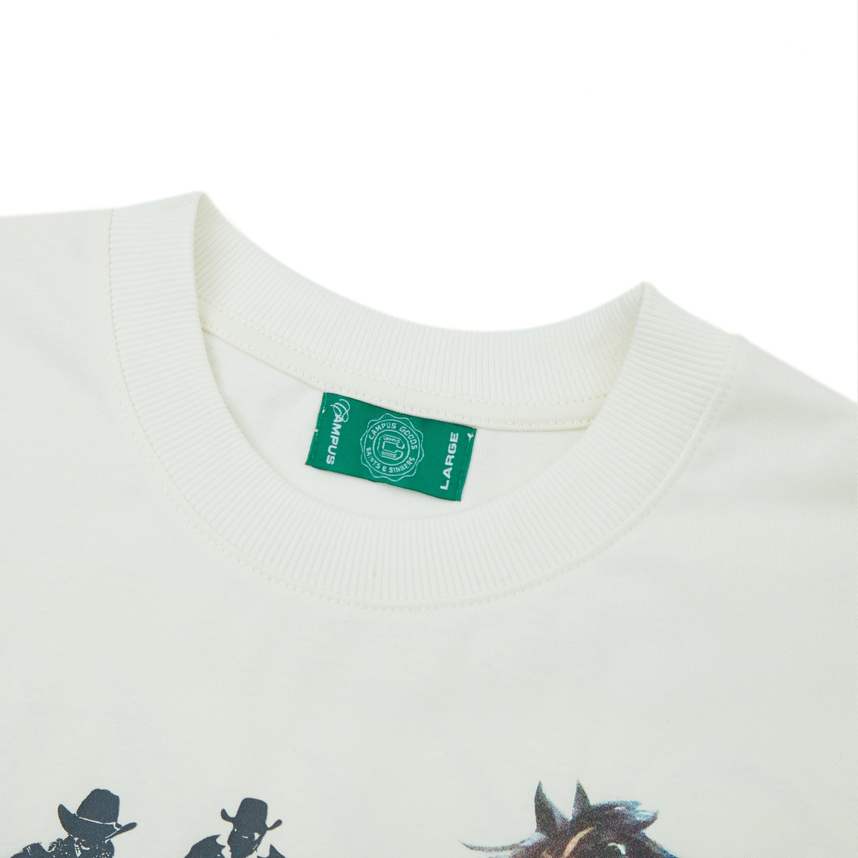 Eastwood Crop Tee (Cream)
