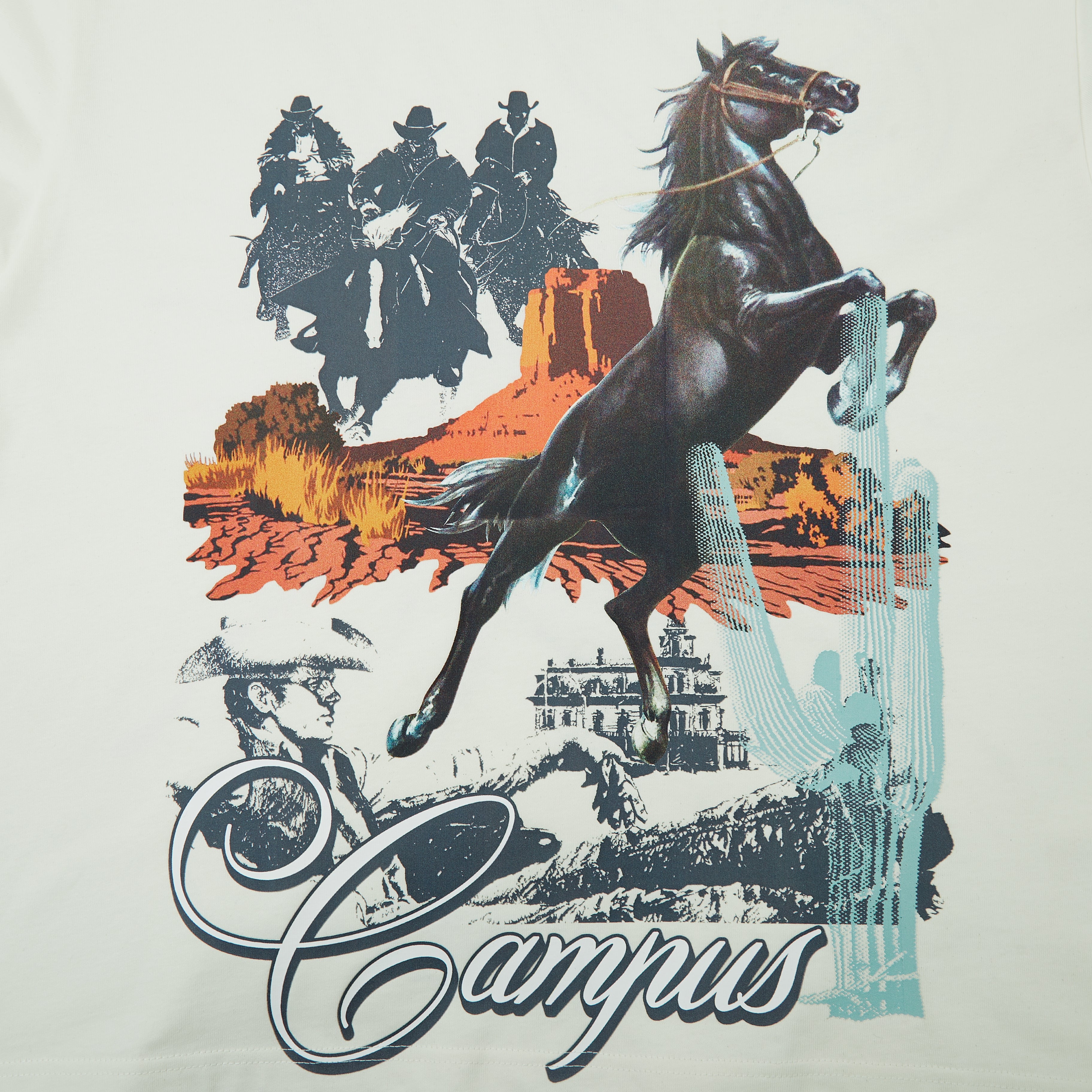 Eastwood Crop Tee (Cream)