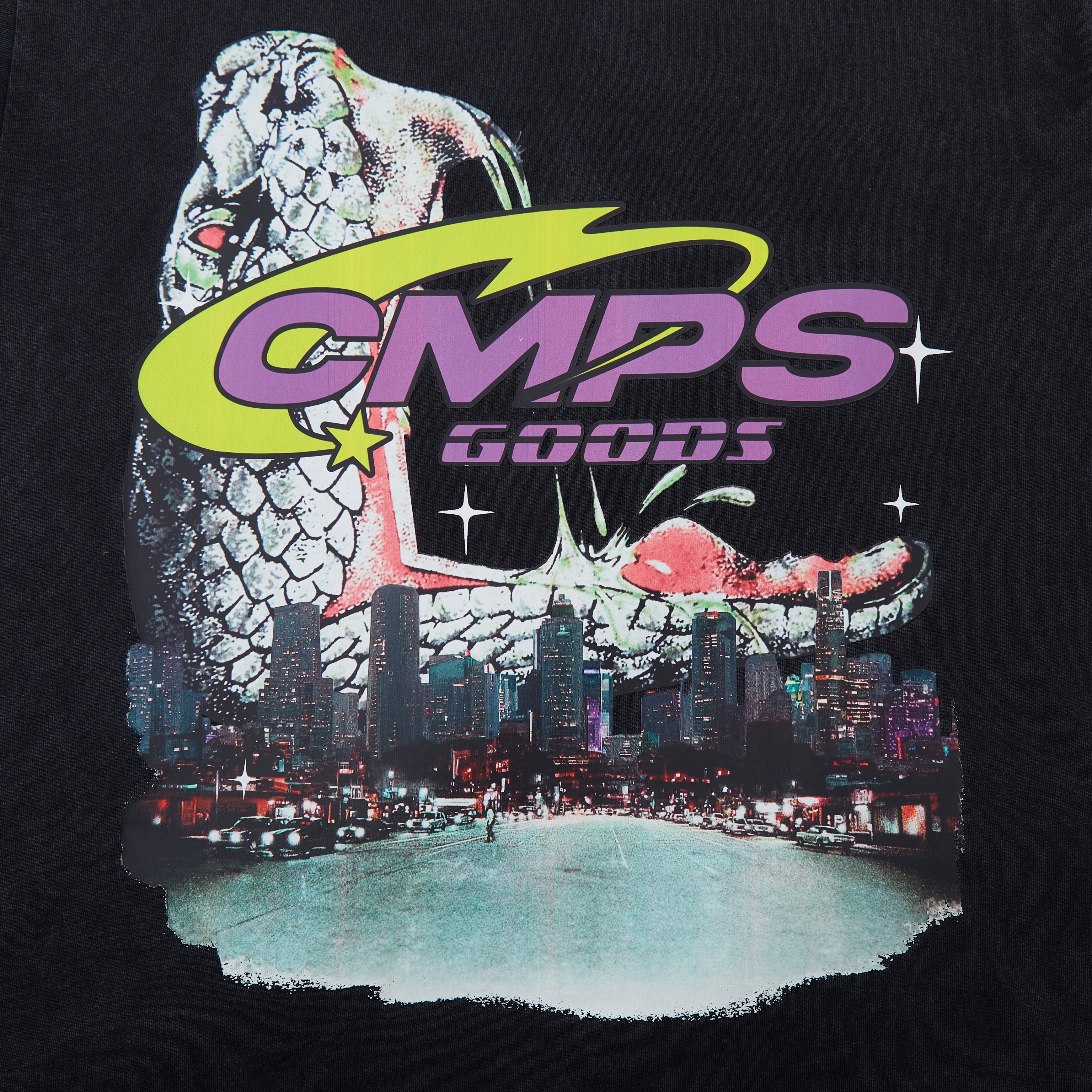 OFTR Crop Tee (Vintage Black)