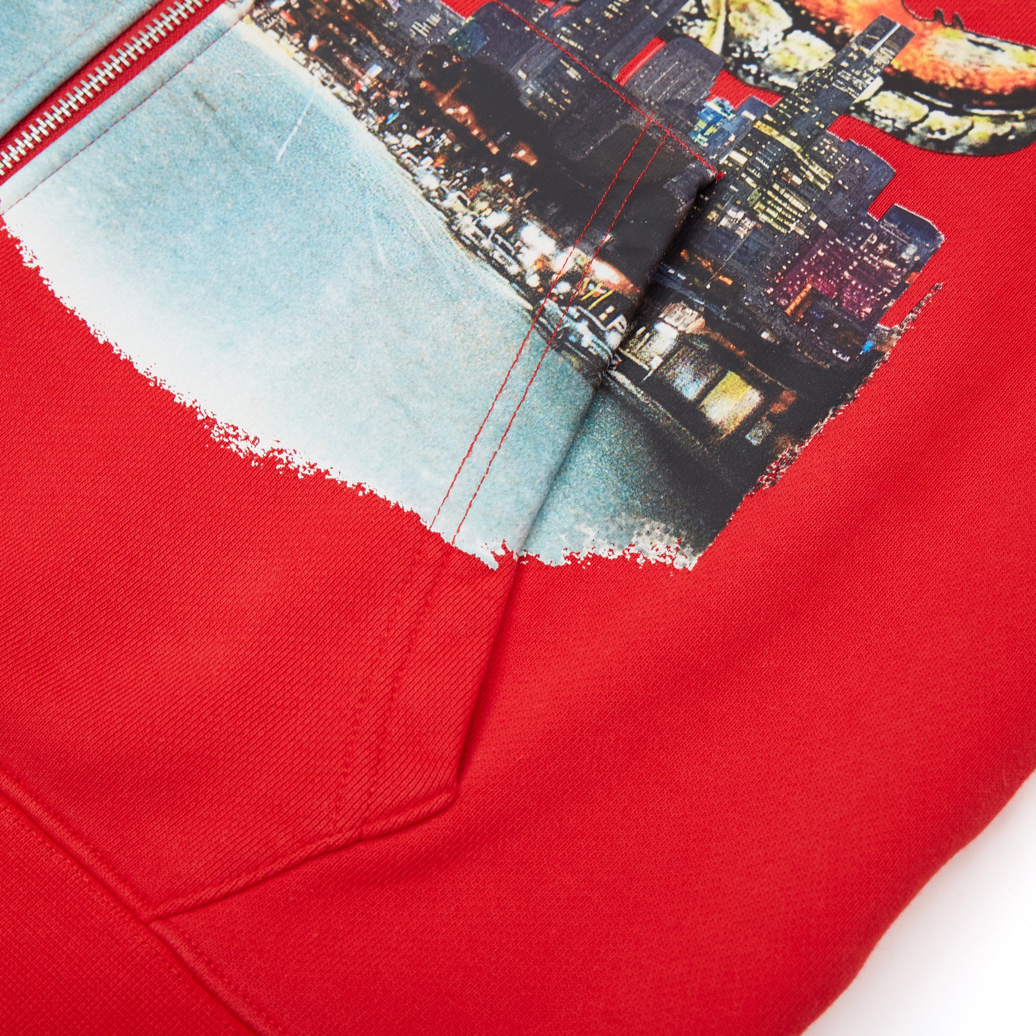 OFTR Zip Up Hoodie (Sun Fade Red)