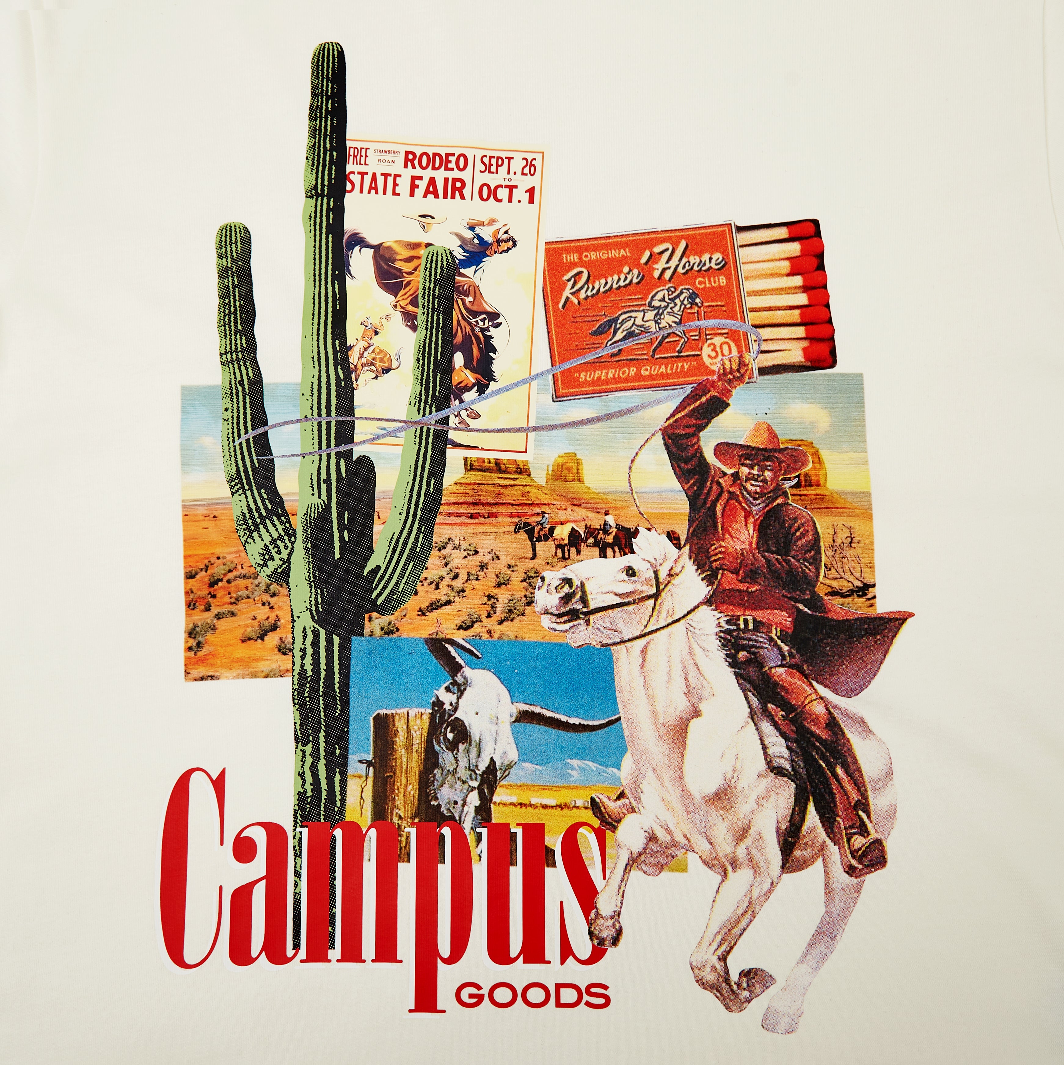 Postcard Tee (Cream)